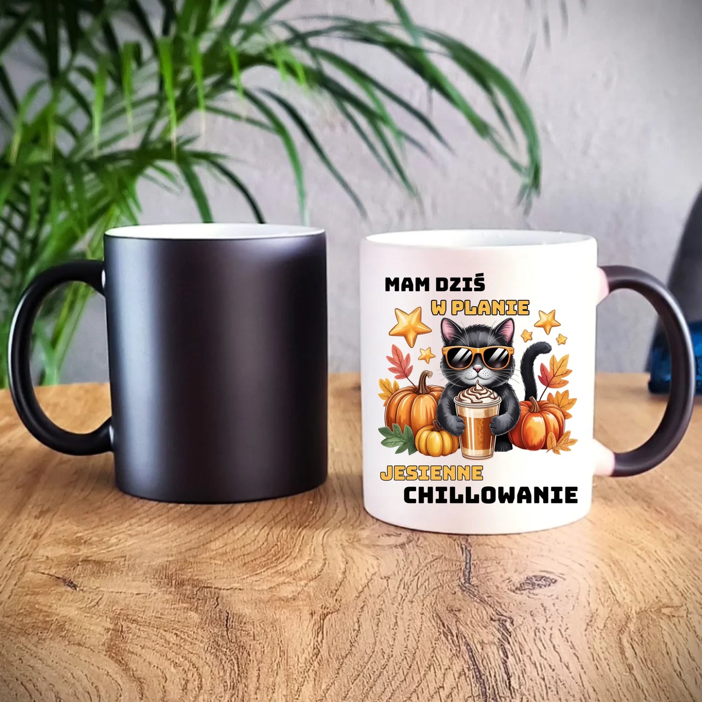 Kubek magiczny jesienny - Mam dziś w planie jesienne chillowanie JS34 - StoryCups.pl