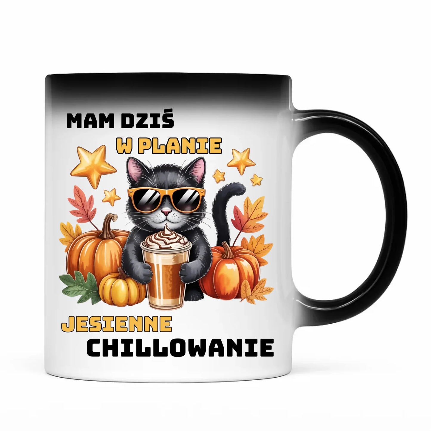 Kubek magiczny jesienny - Mam dziś w planie jesienne chillowanie JS34 - StoryCups.pl