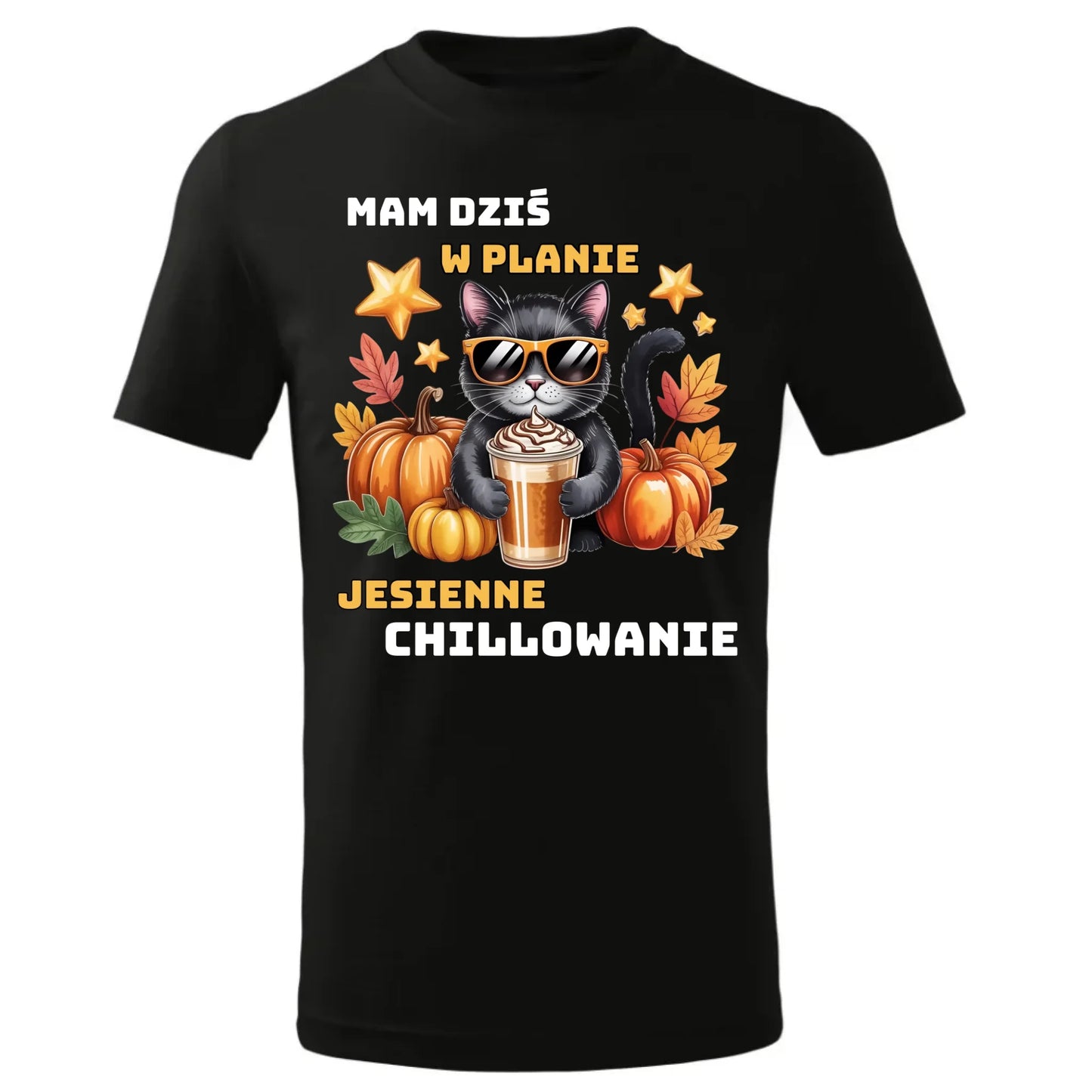 Koszulka dziecięca jesienna - Mam dziś w planie jesienne chillowanie JS34 - StoryCups.pl