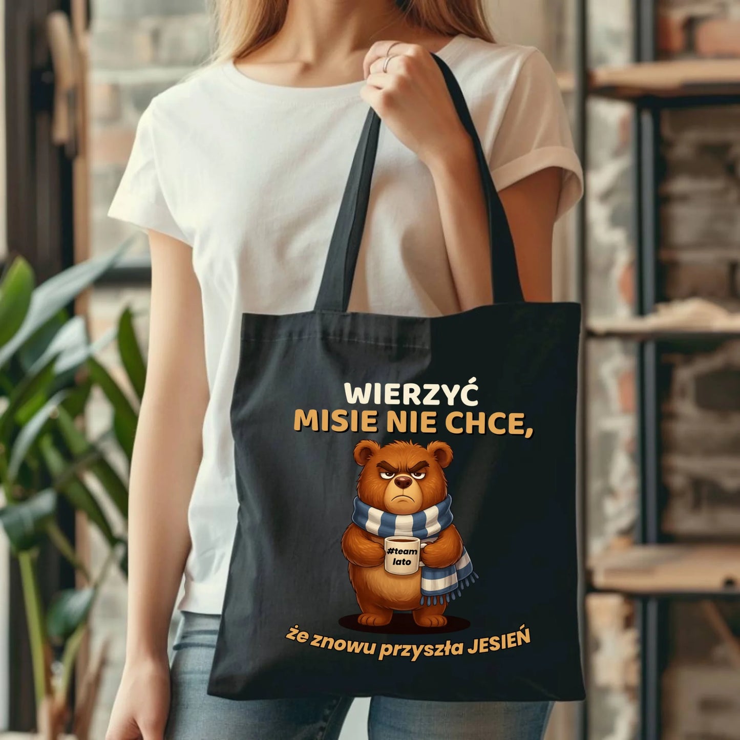 Torba jesienna - Wierzyć MISIE nie chce, że znowu przyszła jesień - Team lato JS35 - StoryCups.pl