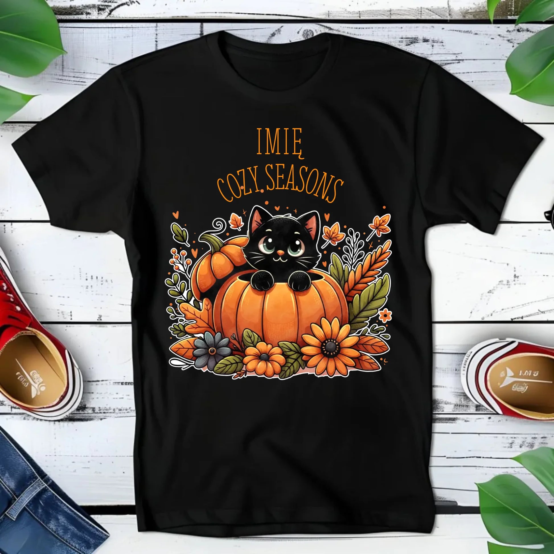 Koszulka dziecięca jesienna - Cozy Seasons - personalizowana JS01 - StoryCups.pl