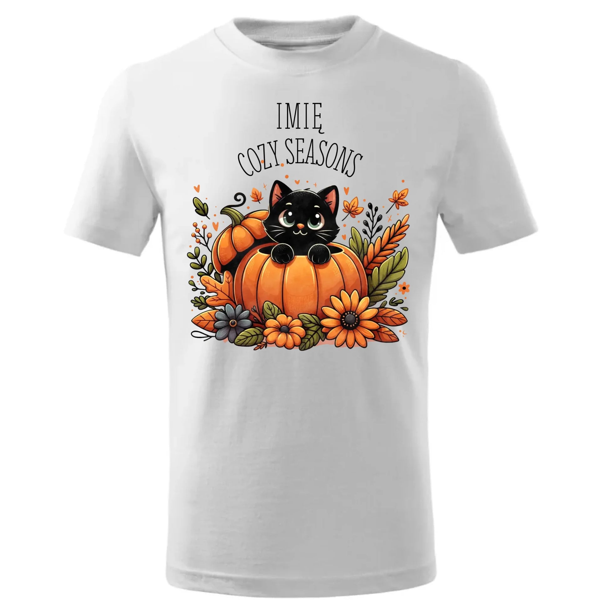 Koszulka dziecięca jesienna - Cozy Seasons - personalizowana JS01 - StoryCups.pl