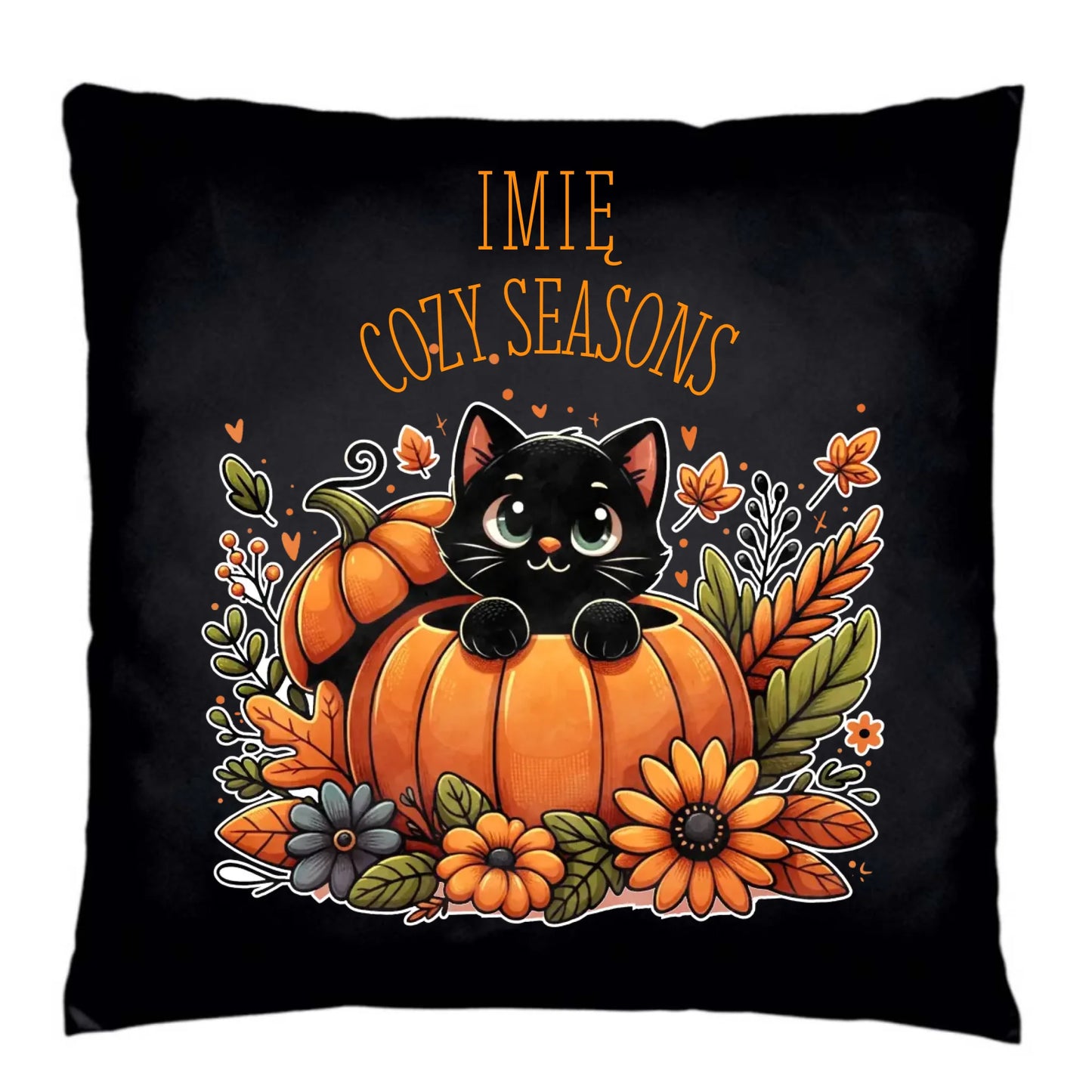 Poduszka dekoracyjna - Cozy Seasons - personalizowana JS01 - StoryCups.pl