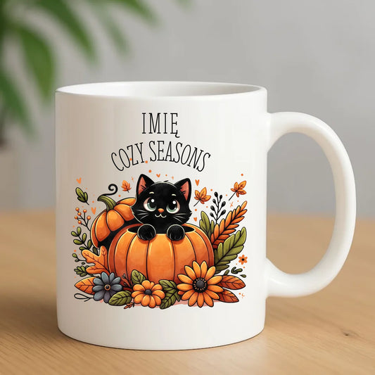 Kubek jesieniara - Cozy Seasons - personalizowany JS01 - StoryCups.pl