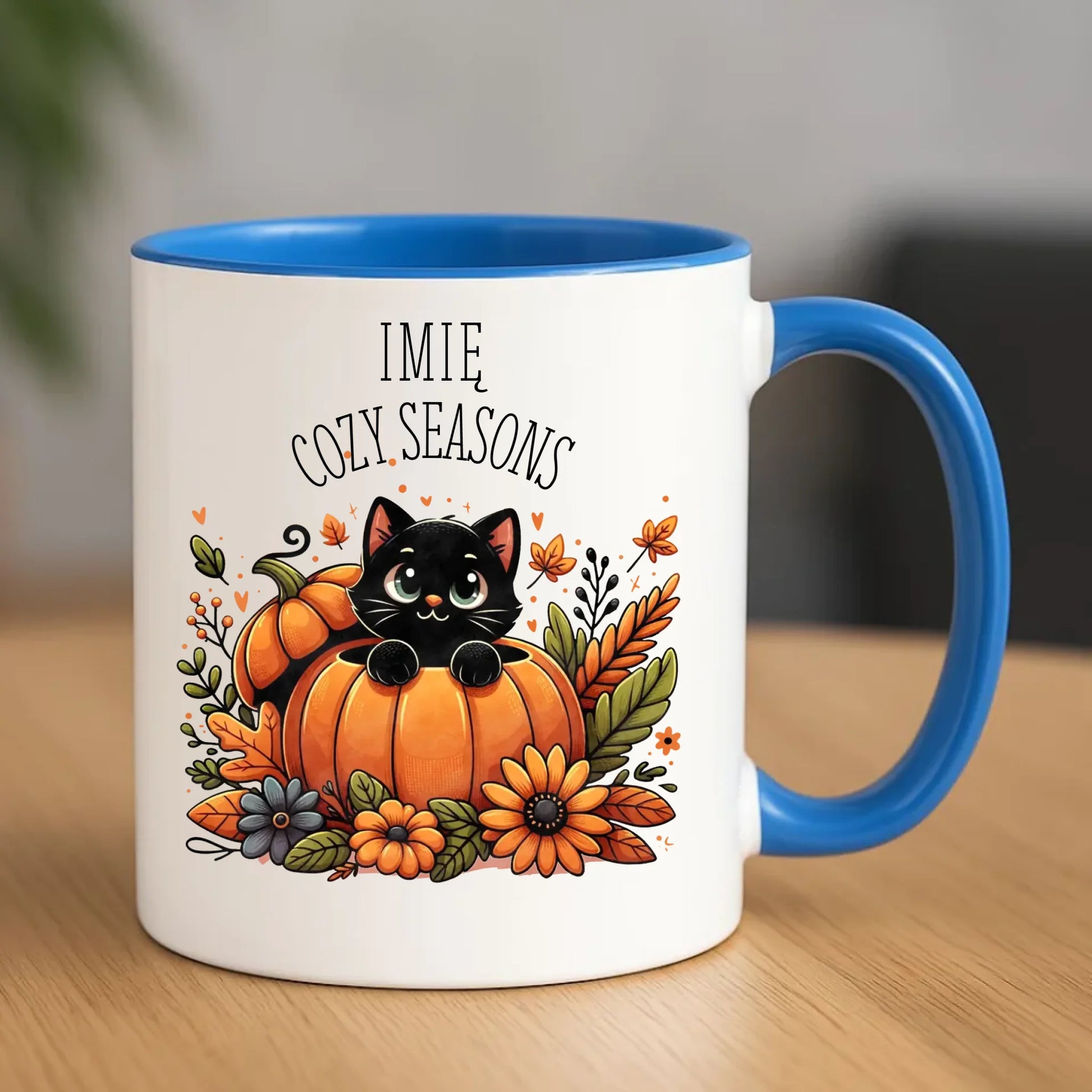 Kubek jesieniara - Cozy Seasons - personalizowany JS01 - StoryCups.pl