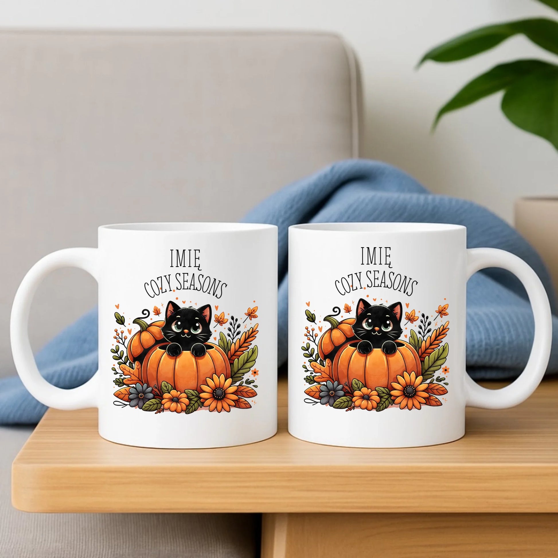 Kubek jesieniara - Cozy Seasons - personalizowany JS01 - StoryCups.pl