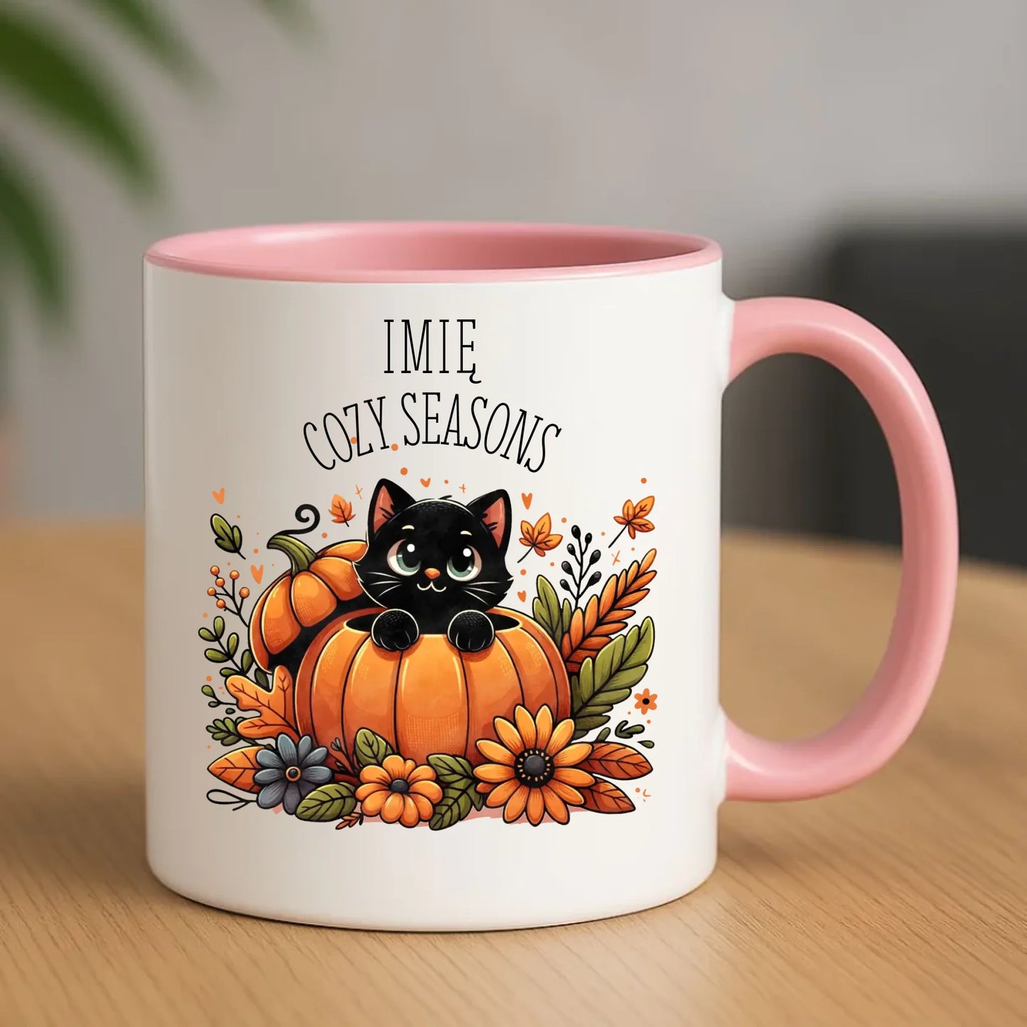 Kubek jesieniara - Cozy Seasons - personalizowany JS01 - StoryCups.pl