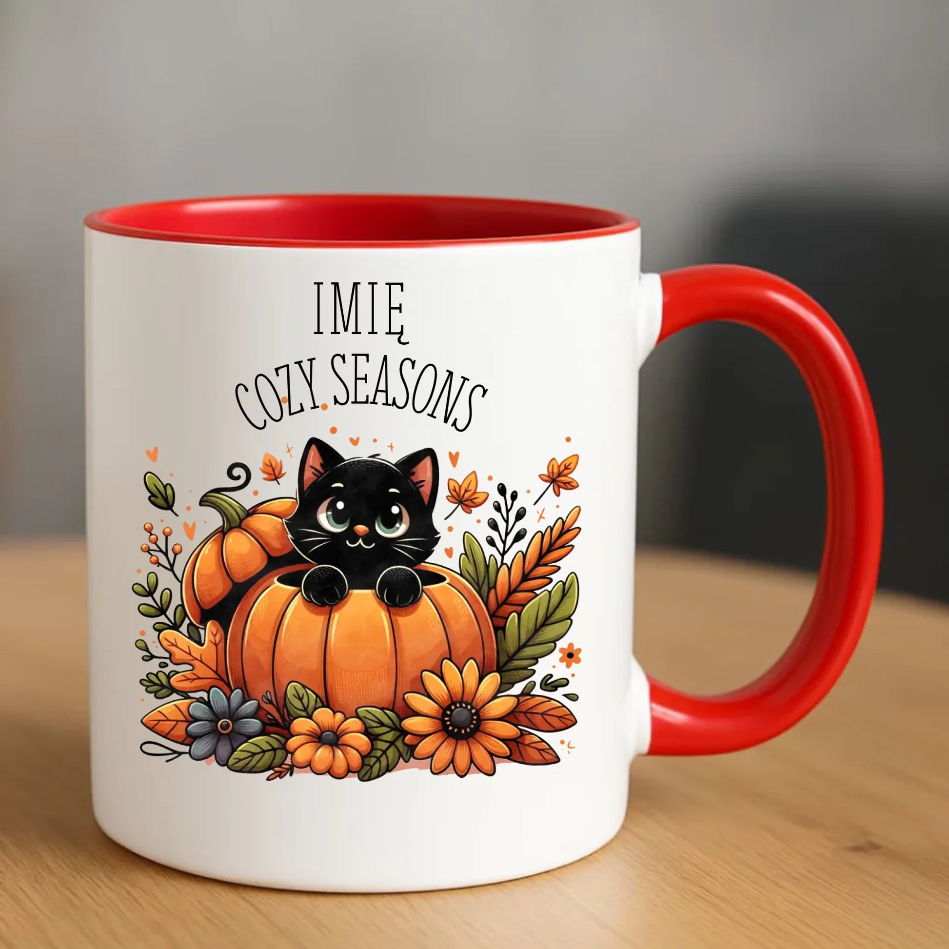 Kubek jesieniara - Cozy Seasons - personalizowany JS01 - StoryCups.pl