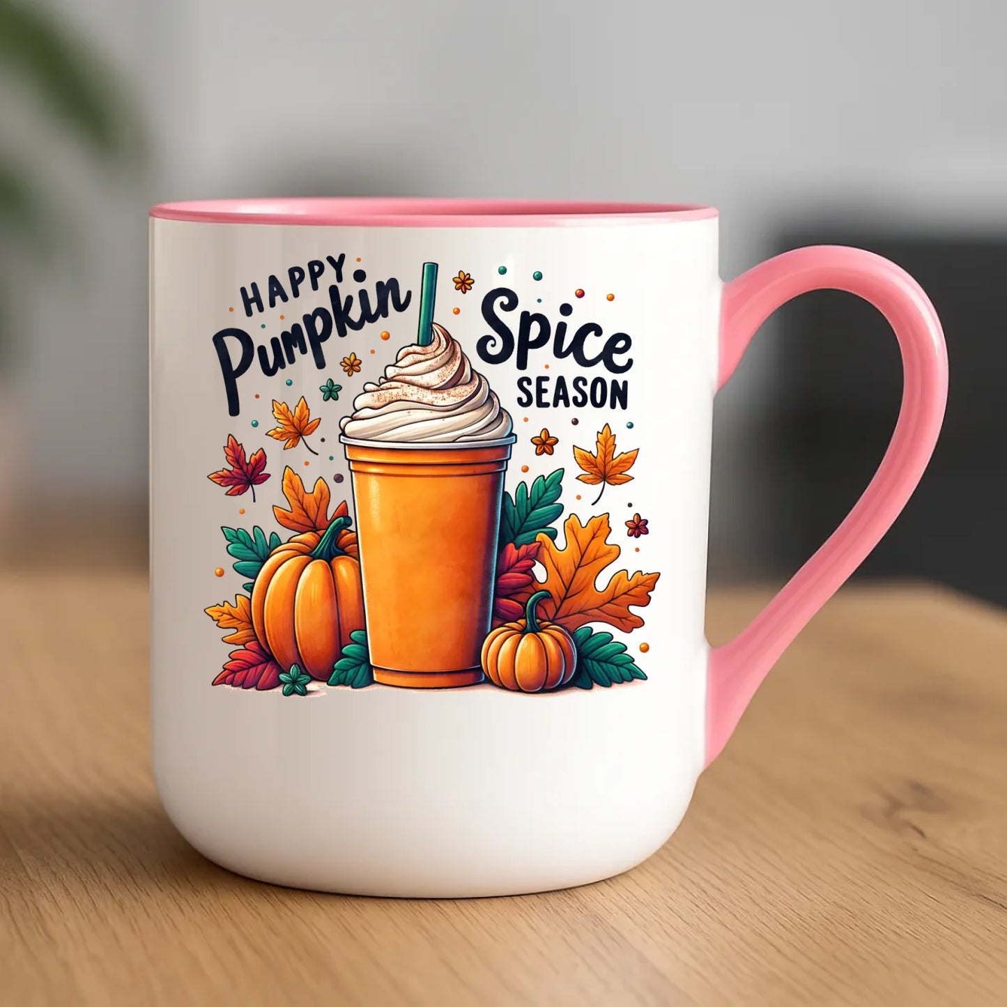 Kubek elegant jesienny - Pumpkin Spice - kawa dyniowa JS02 - StoryCups.pl
