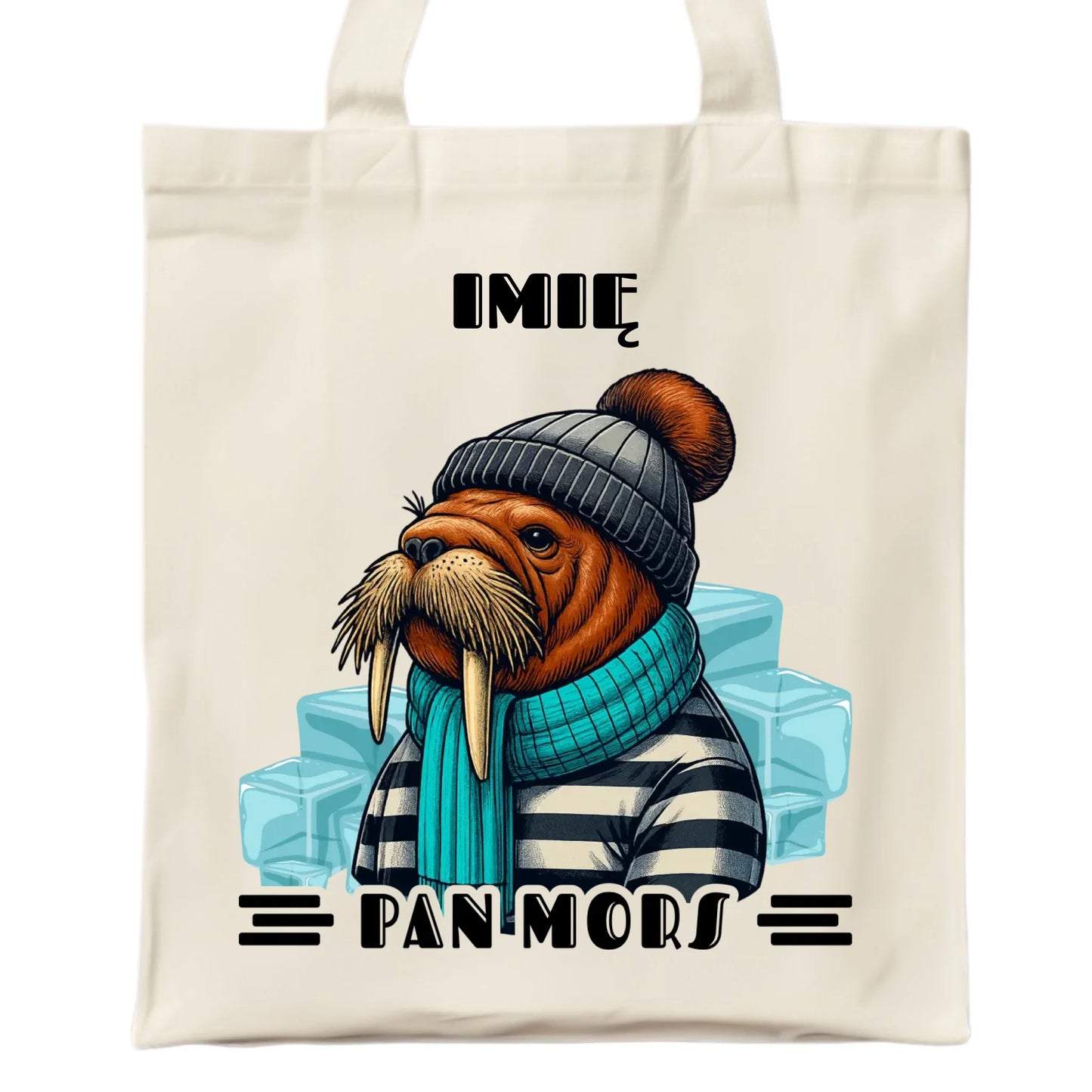 Torba - prezent dla morsa - Pan Mors - personalizowana HM15 - StoryCups.pl