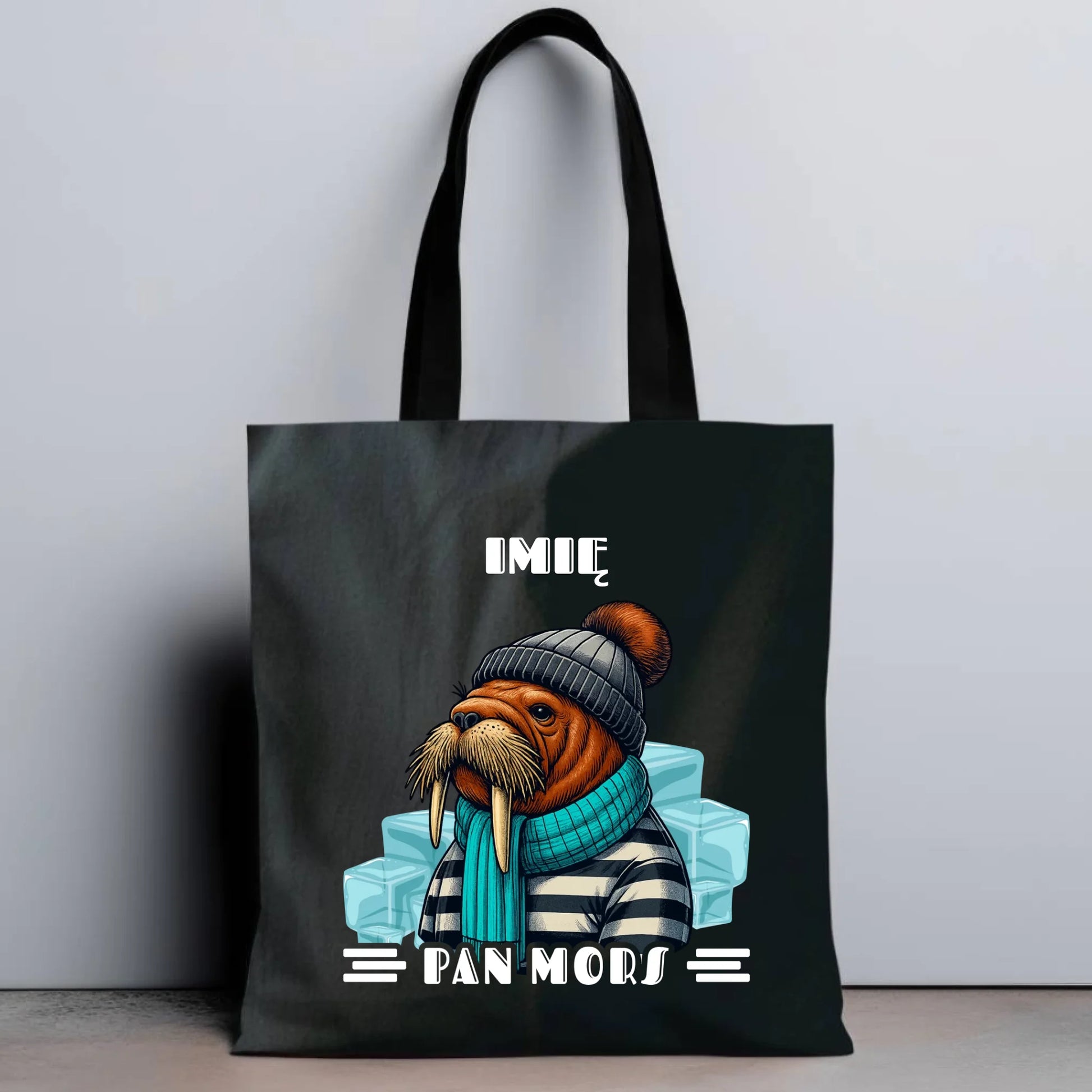 Torba - prezent dla morsa - Pan Mors - personalizowana HM15 - StoryCups.pl