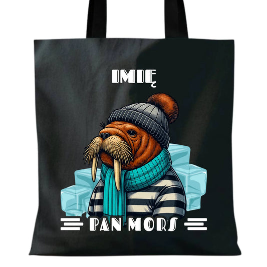 Torba - prezent dla morsa - Pan Mors - personalizowana HM15 - StoryCups.pl