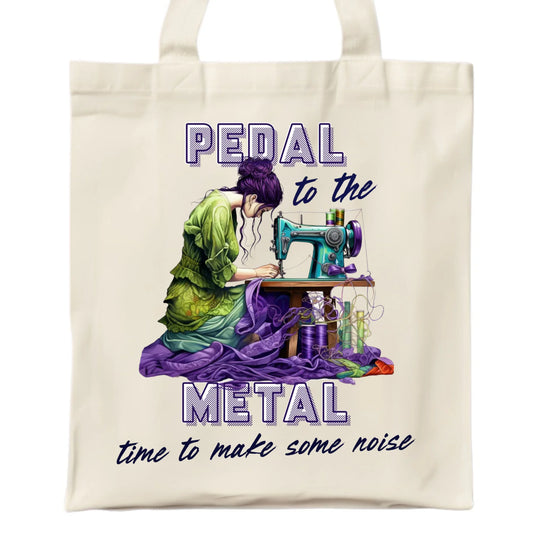 Torba szyciowa - prezent dla krawcowej - PEDAL METAL HS01 - StoryCups.pl