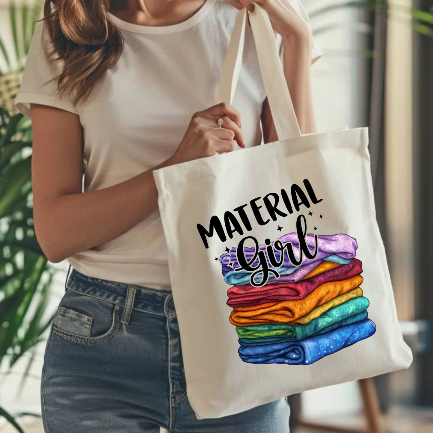 Torba szyciowa - prezent dla krawcowej - Material Girl HS02 - StoryCups.pl