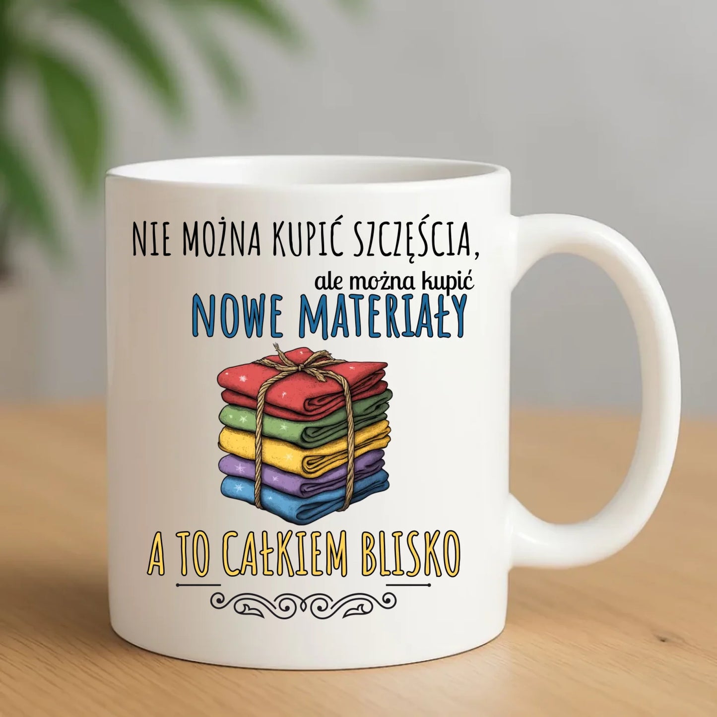 Kubek szyciowy dla krawcowej – Nie można kupić szczęścia HS03 - StoryCups.pl