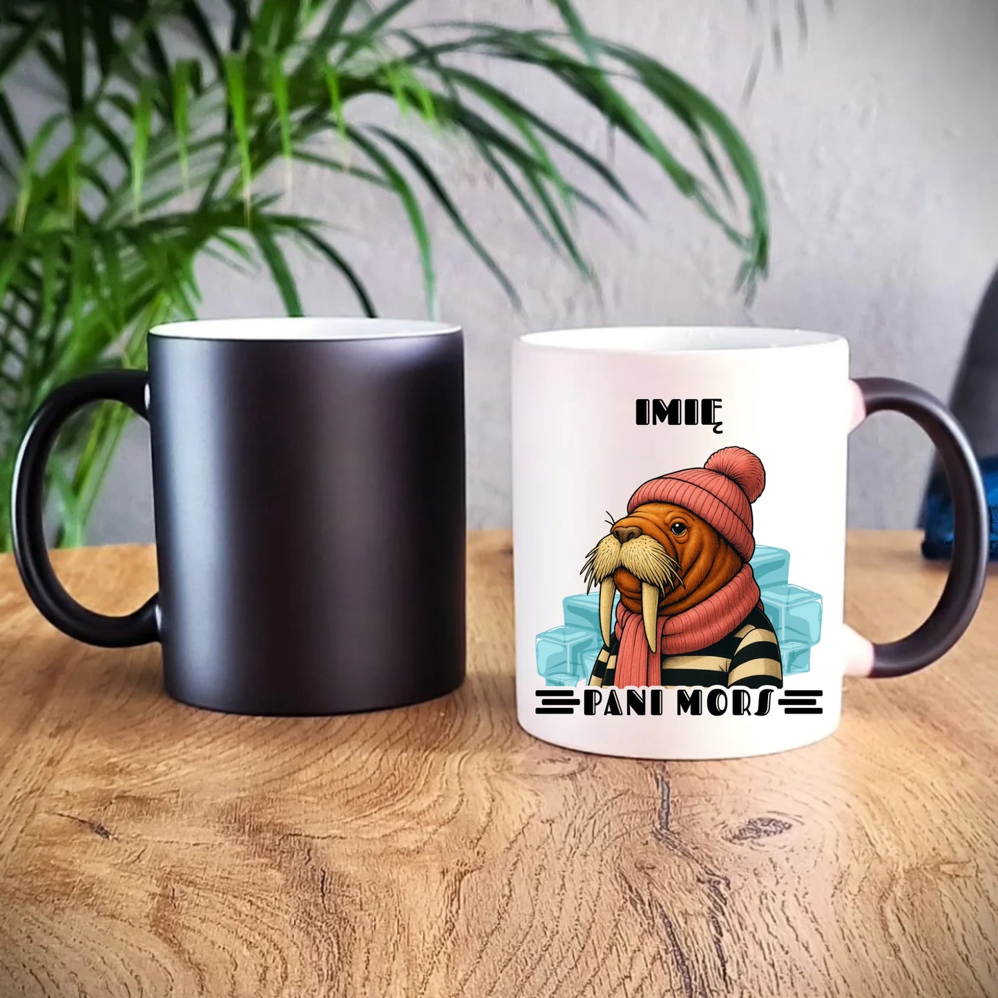 Kubek magiczny - prezent dla morsa - Pani Mors - personalizowany HM16 - StoryCups.pl
