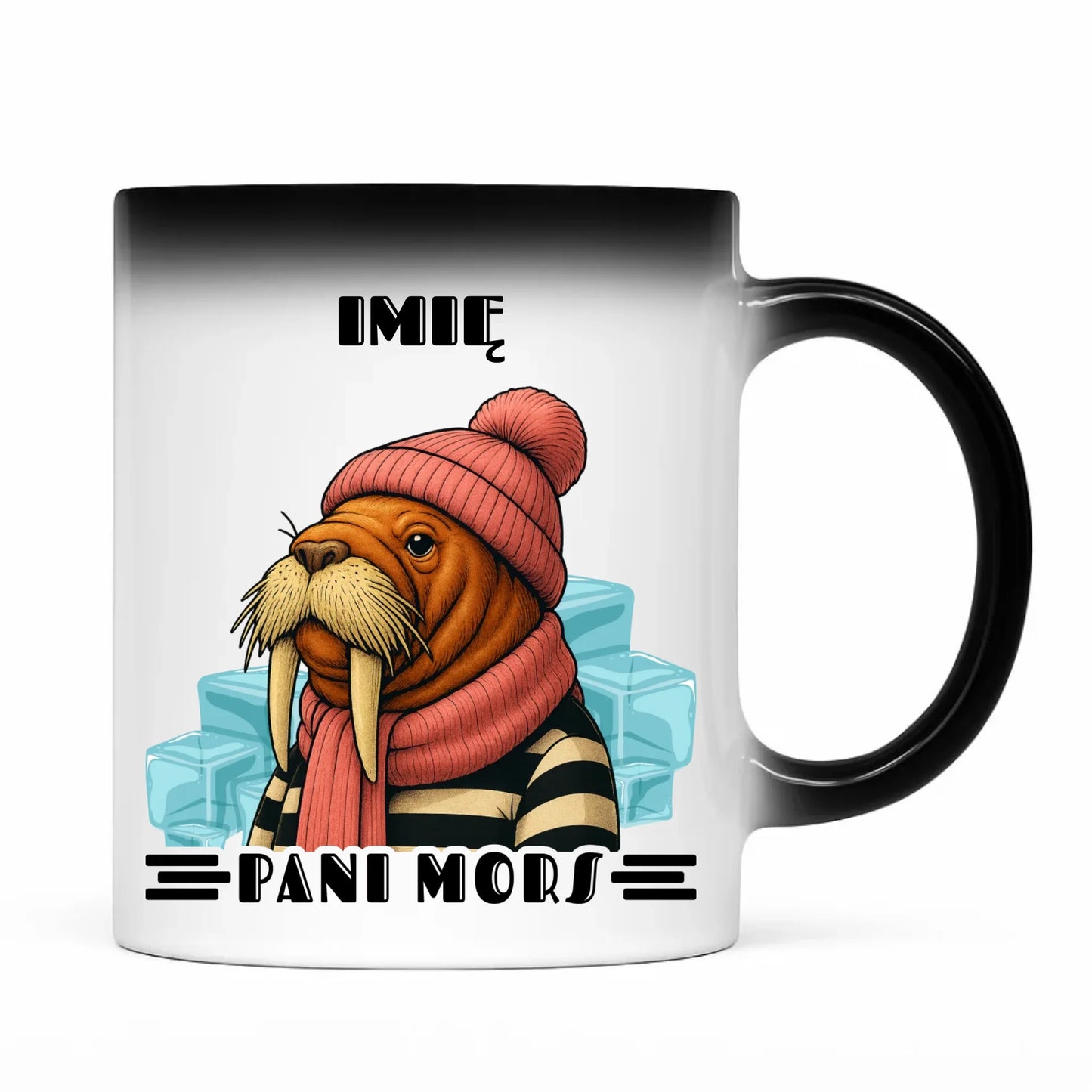 Kubek magiczny - prezent dla morsa - Pani Mors - personalizowany HM16 - StoryCups.pl