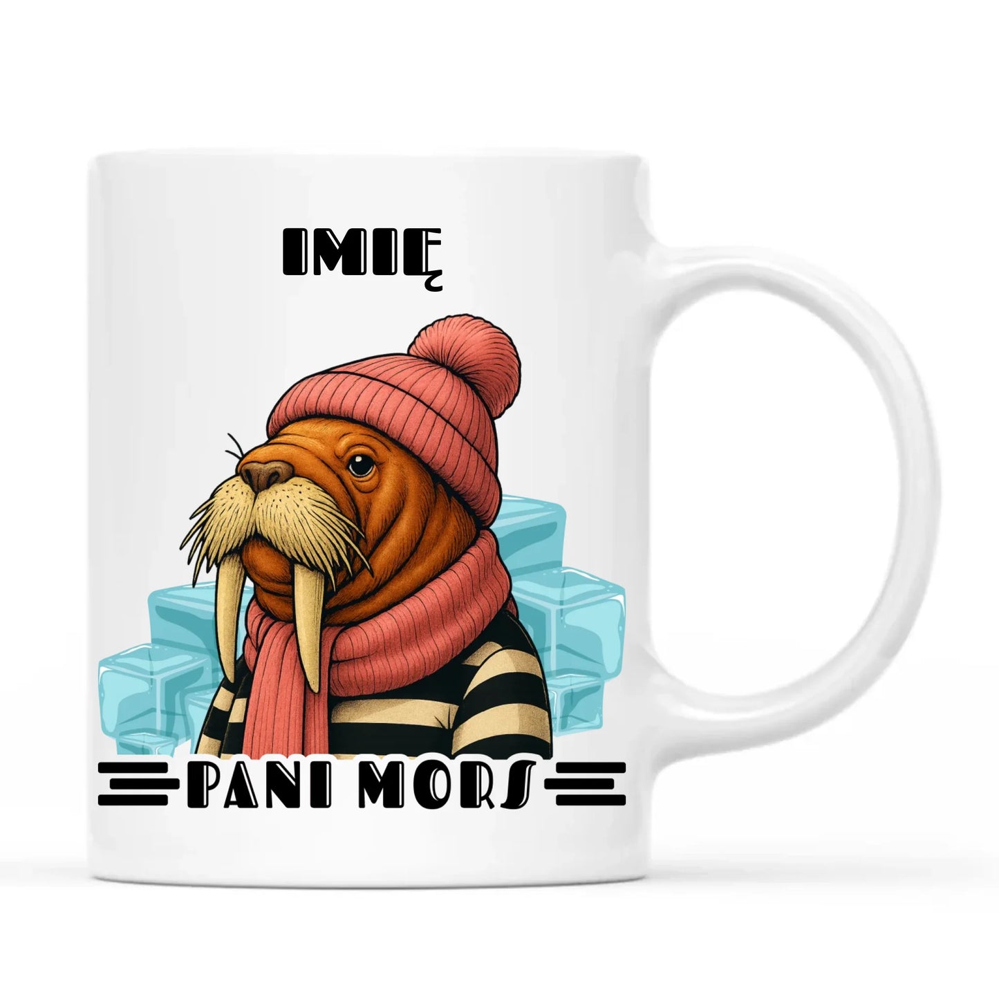 Kubek - prezent dla morsa - Pani Mors - personalizowany HM16 - StoryCups.pl