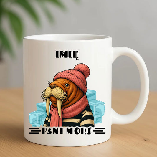 Kubek - prezent dla morsa - Pani Mors - personalizowany HM16 - StoryCups.pl