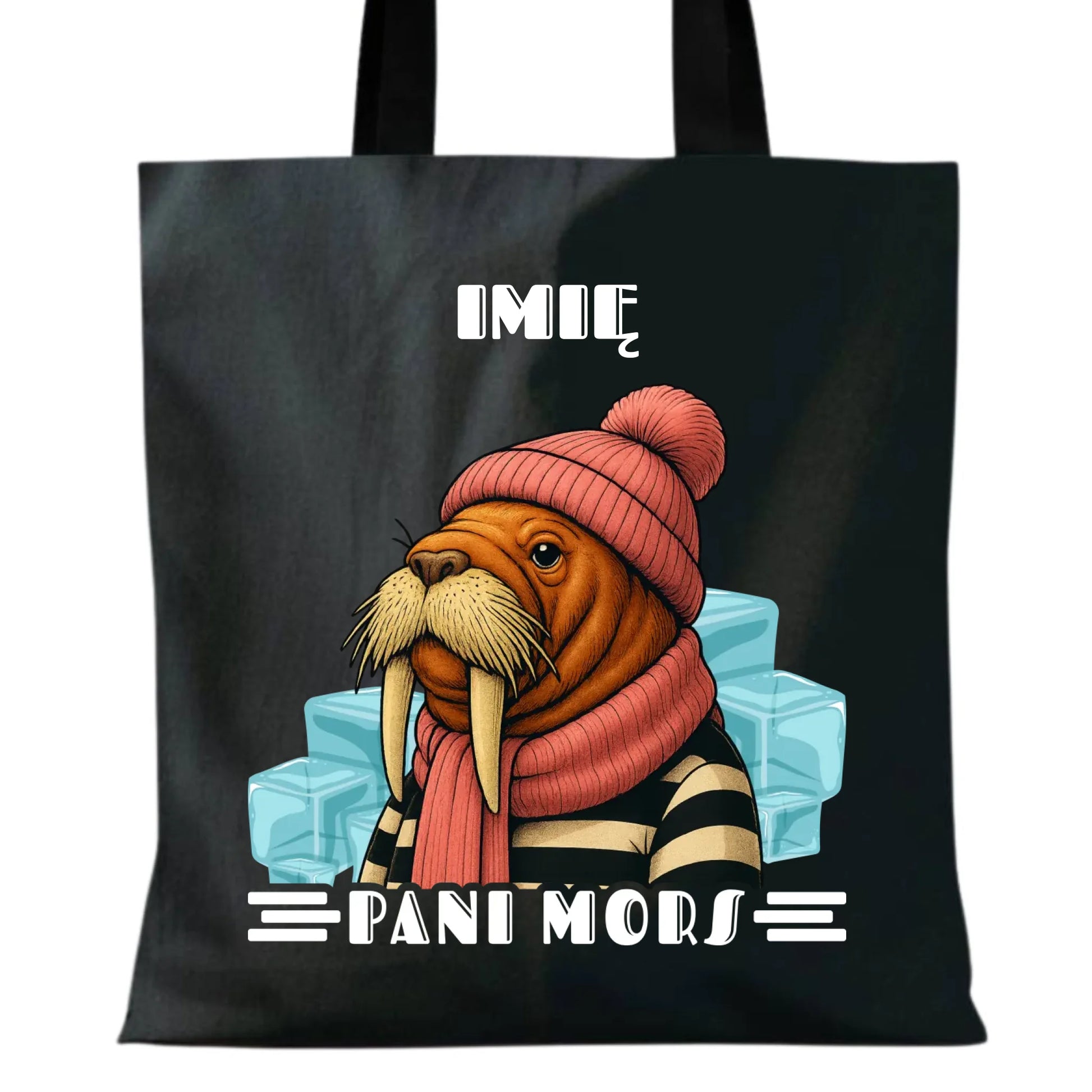 Torba - prezent dla morsa - Pani Mors - personalizowana HM16 - StoryCups.pl