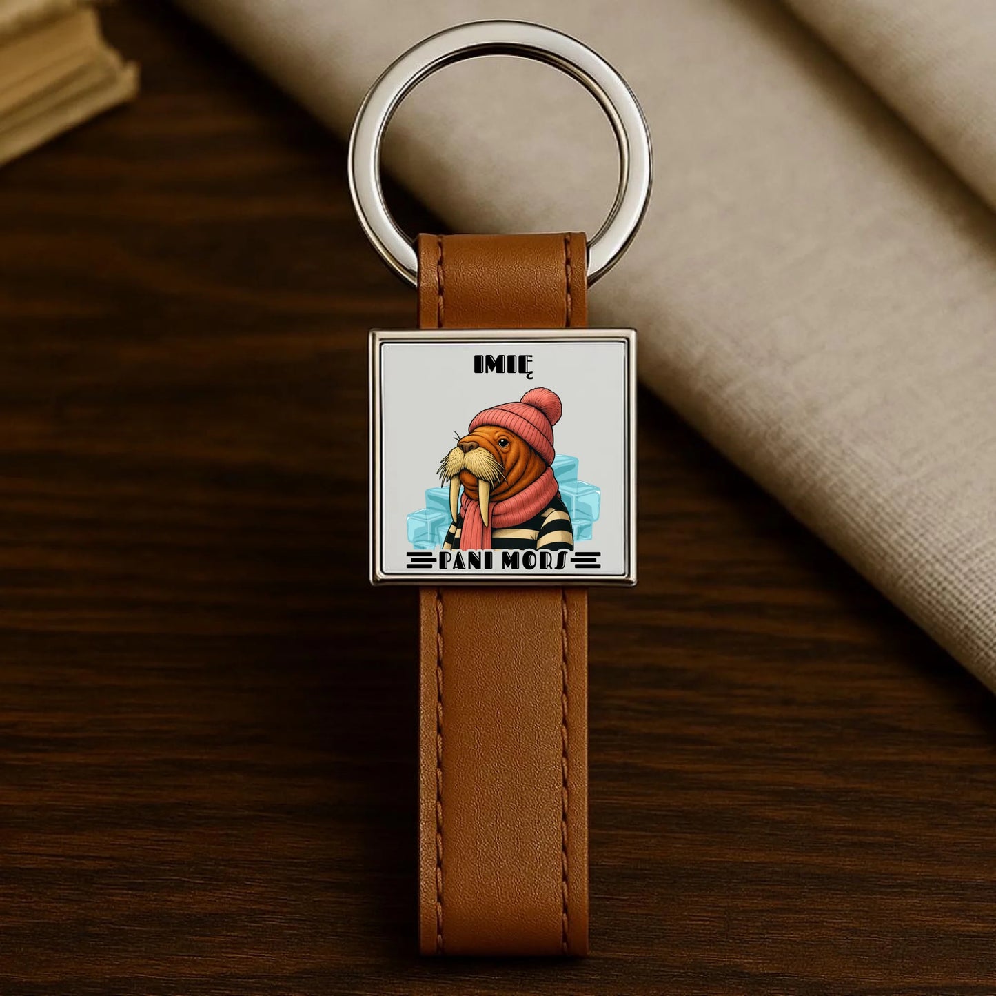 Brelok - prezent dla morsa - Pani Mors - personalizowany HM16 - StoryCups.pl