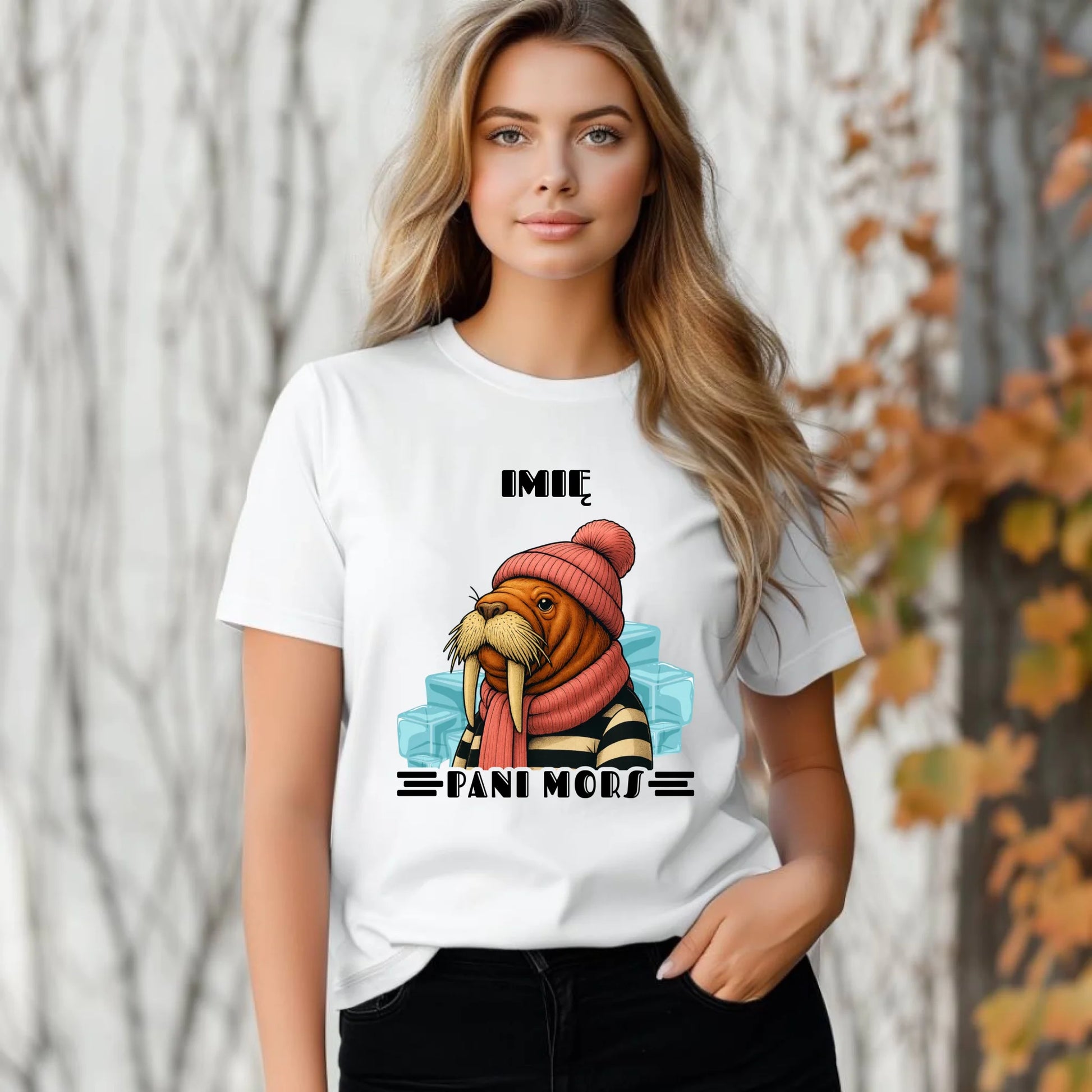 Koszulka damska - prezent dla morsa - Pani Mors - personalizowana HM16 - StoryCups.pl