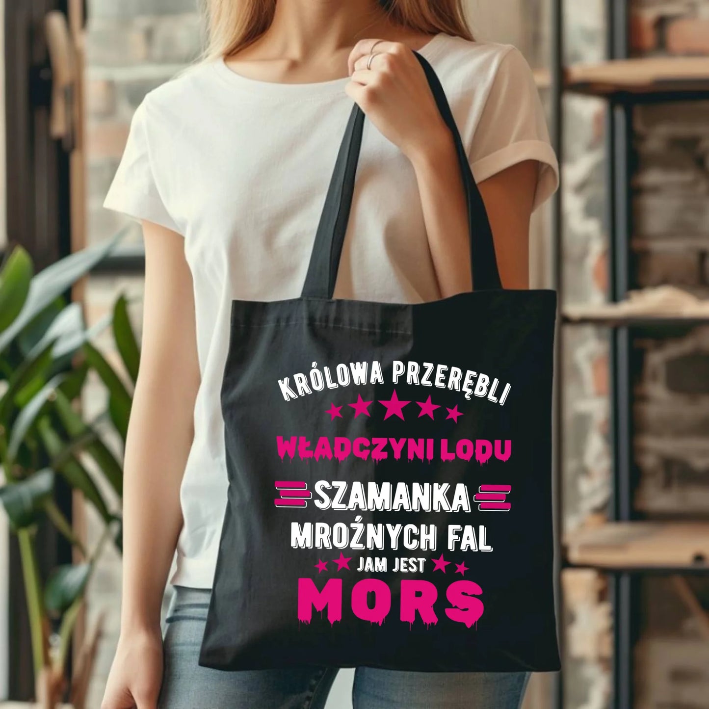 Torba - prezent dla morsa - Królowa przerębli Jam jest mors HM17 - StoryCups.pl