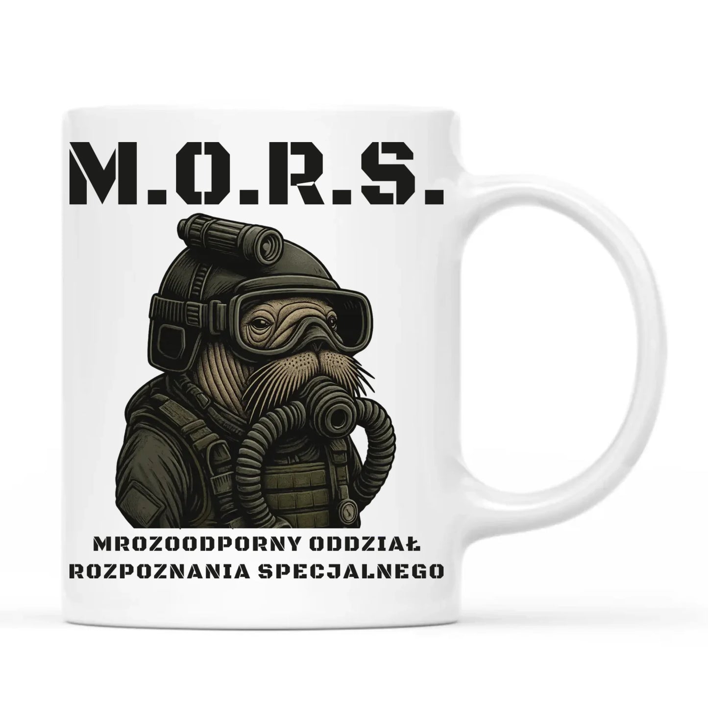 Kubek - prezent dla morsa - M.O.R.S. Mrozoodporny Oddział Rozpoznania Specjalnego HM20 - StoryCups.pl
