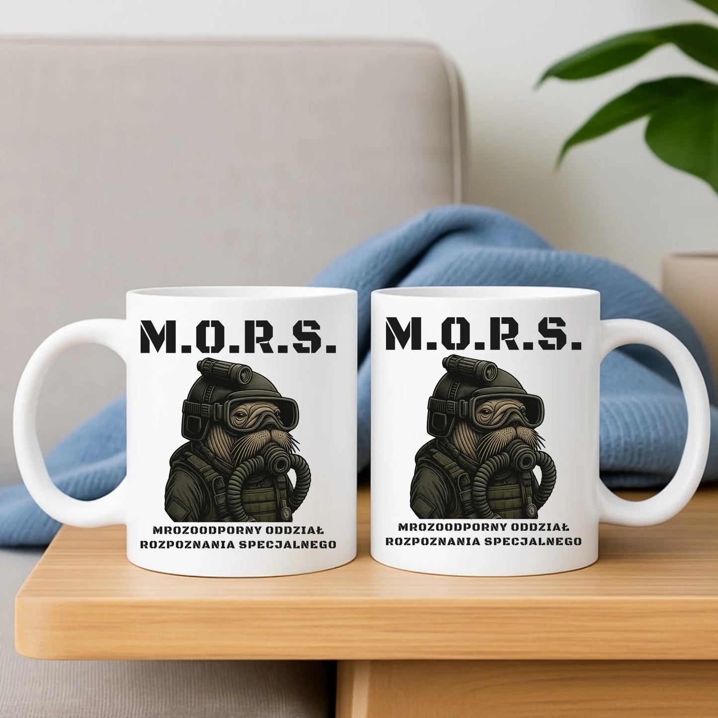 Kubek - prezent dla morsa - M.O.R.S. Mrozoodporny Oddział Rozpoznania Specjalnego HM20 - StoryCups.pl