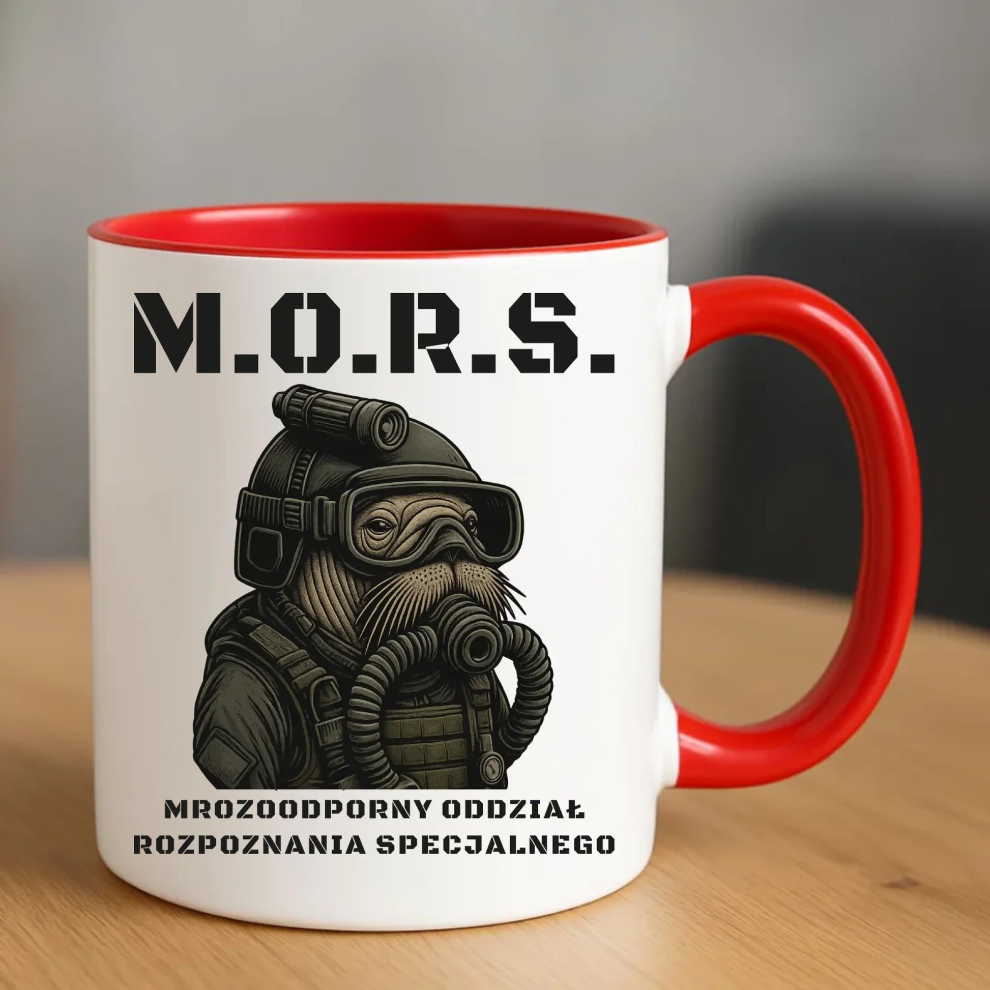 Kubek - prezent dla morsa - M.O.R.S. Mrozoodporny Oddział Rozpoznania Specjalnego HM20 - StoryCups.pl