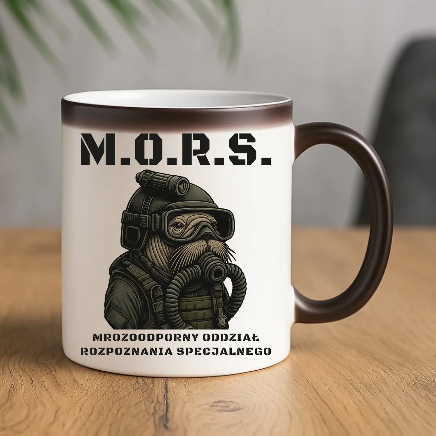 Kubek magiczny - prezent dla morsa - M.O.R.S. Mrozoodporny Oddział Rozpoznania Specjalnego HM20 - StoryCups.pl