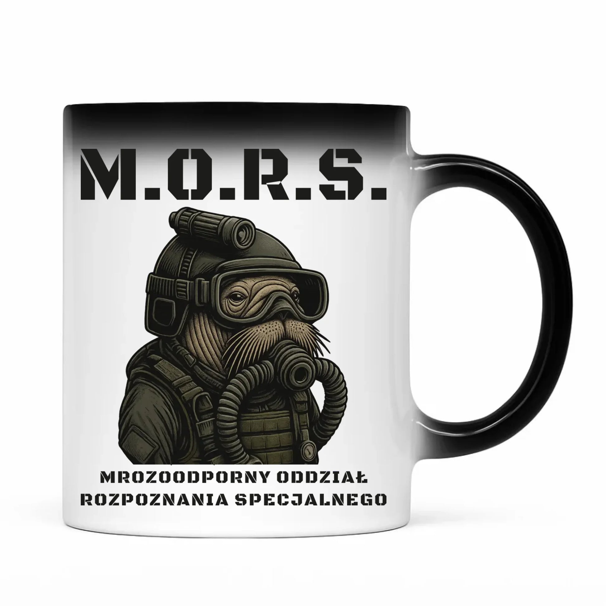 Kubek magiczny - prezent dla morsa - M.O.R.S. Mrozoodporny Oddział Rozpoznania Specjalnego HM20 - StoryCups.pl