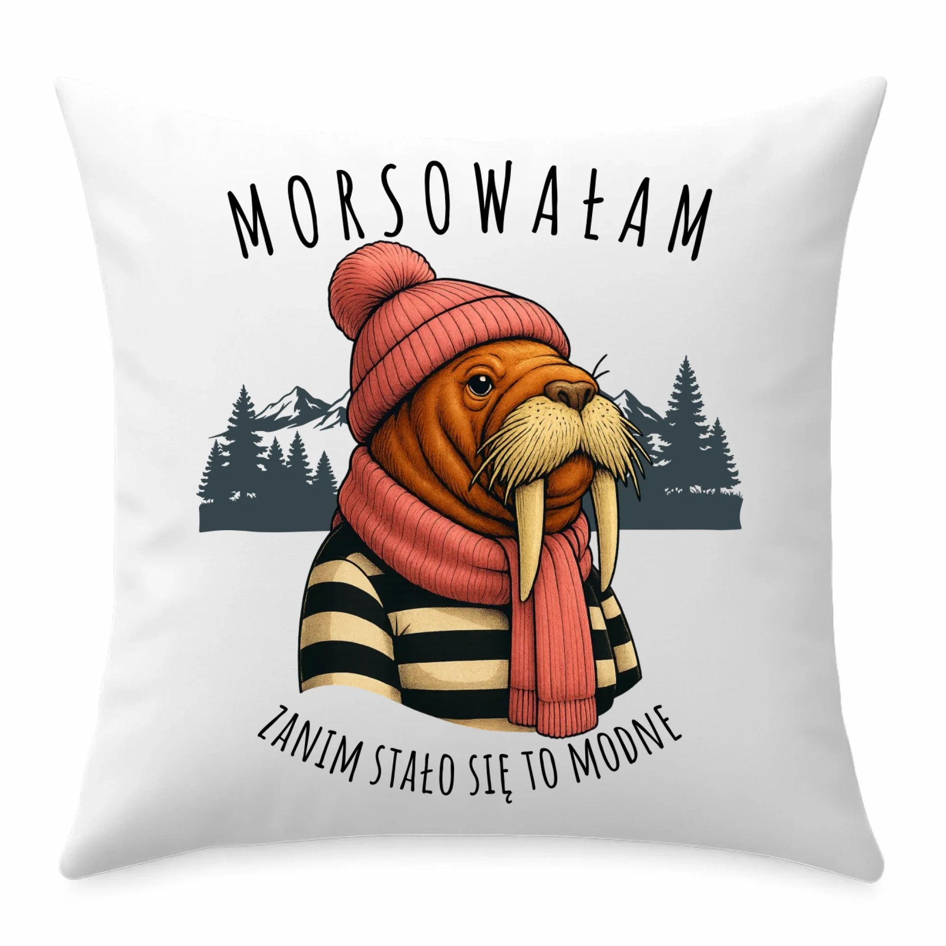 Poduszka - prezent dla morsa - Morsowałam zanim stało się to modne - Mors HM21 - StoryCups.pl
