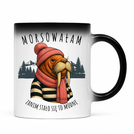 Kubek magiczny - prezent dla morsa - Morsowałam zanim stało się to modne - Mors HM21 - StoryCups.pl