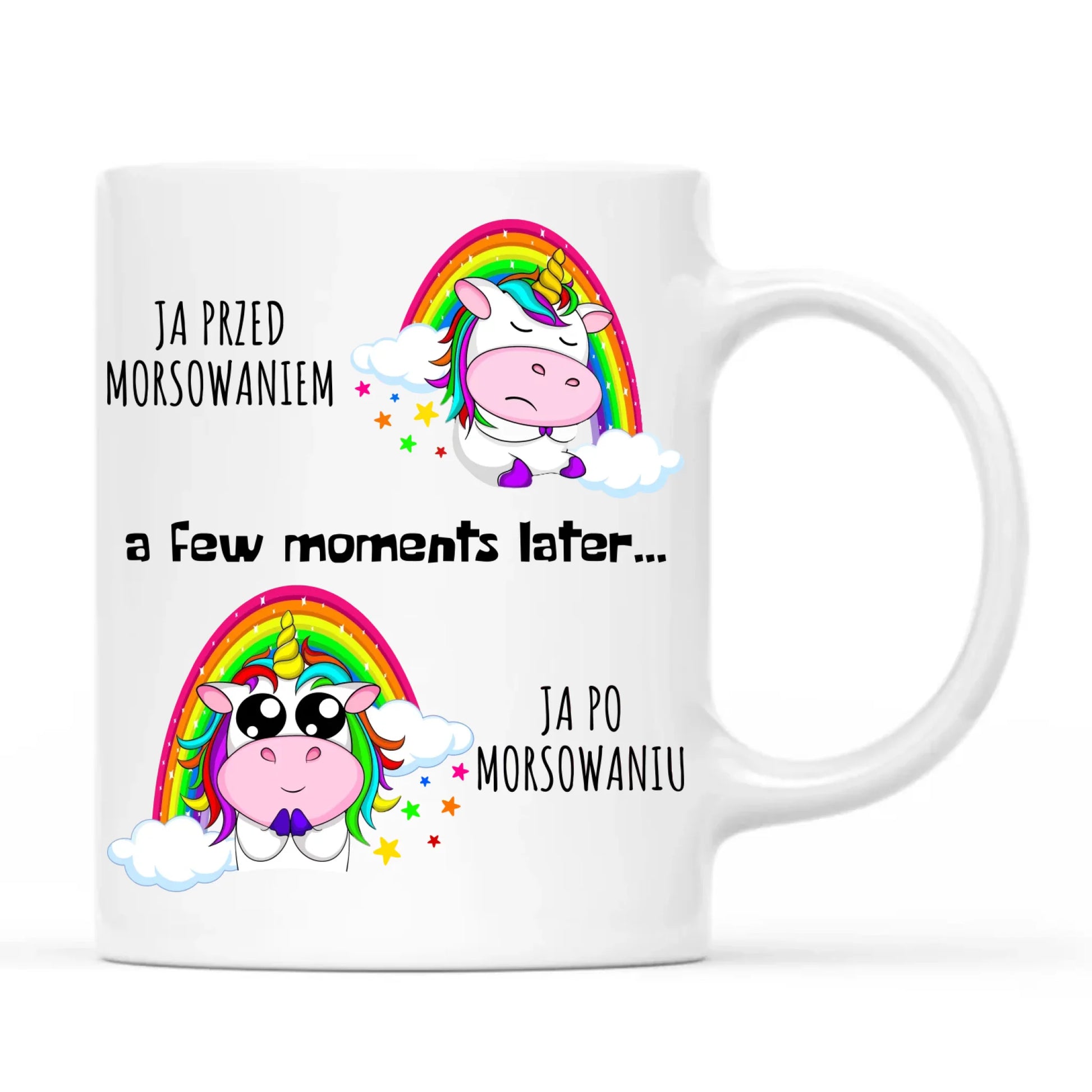 Kubek - prezent dla morsa - Jednorożec - Ja po morsowaniu HM11 - StoryCups.pl
