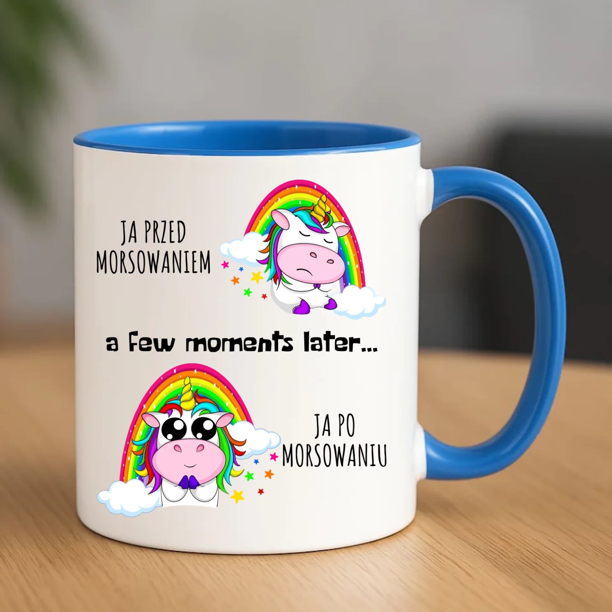 Kubek - prezent dla morsa - Jednorożec - Ja po morsowaniu HM11 - StoryCups.pl