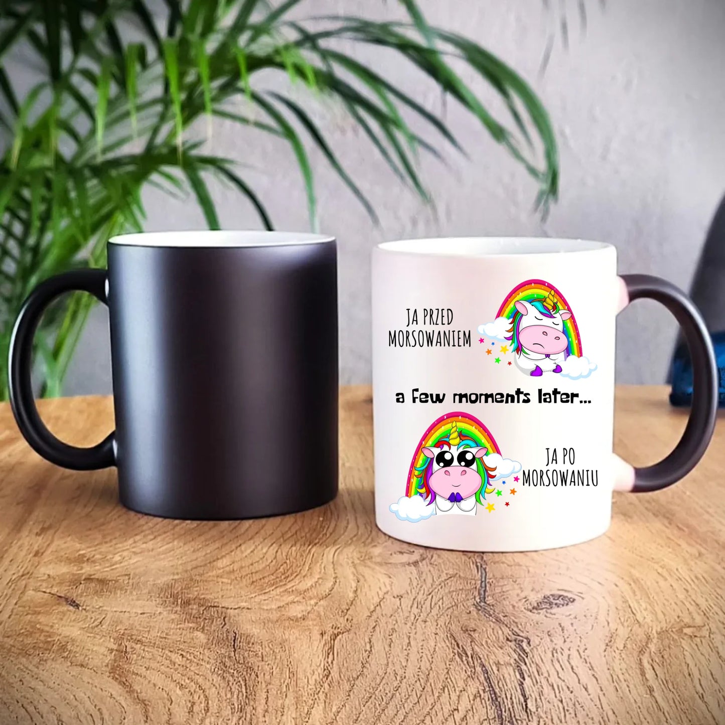 Kubek magiczny - prezent dla morsa - Jednorożec - Ja po morsowaniu HM11 - StoryCups.pl