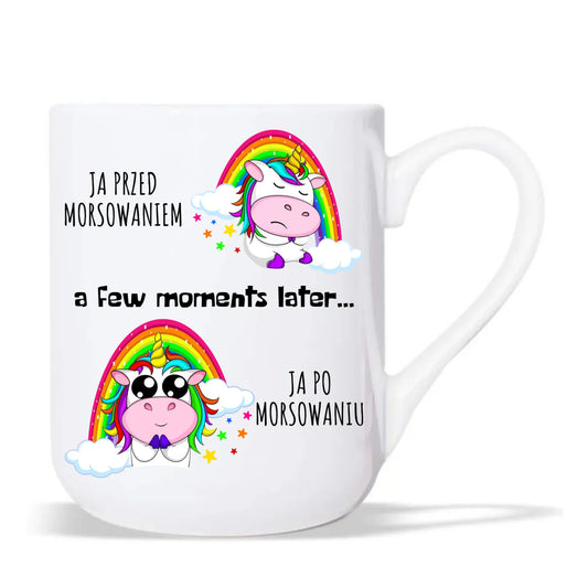 Kubek elegant - prezent dla morsa - Jednorożec - Ja po morsowaniu HM11 - StoryCups.pl
