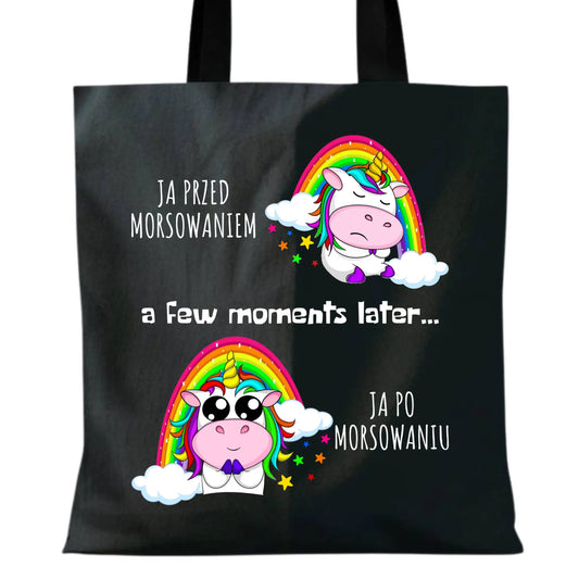 Torba - prezent dla morsa - Jednorożec - Ja po morsowaniu HM11 - StoryCups.pl