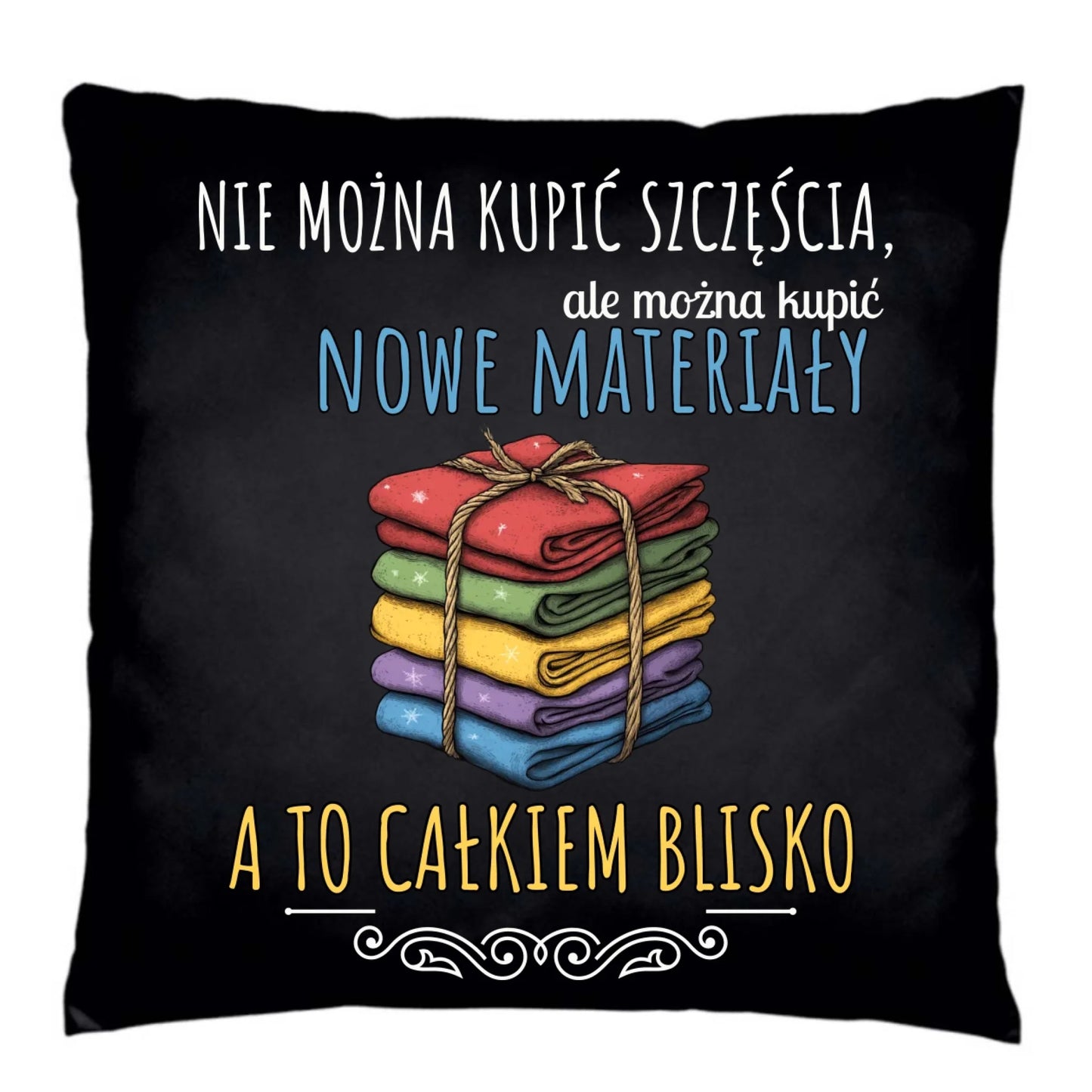 Poduszka dekoracyjna szyciowa dla krawcowej - Nie można kupić szczęścia HS03 - StoryCups.pl