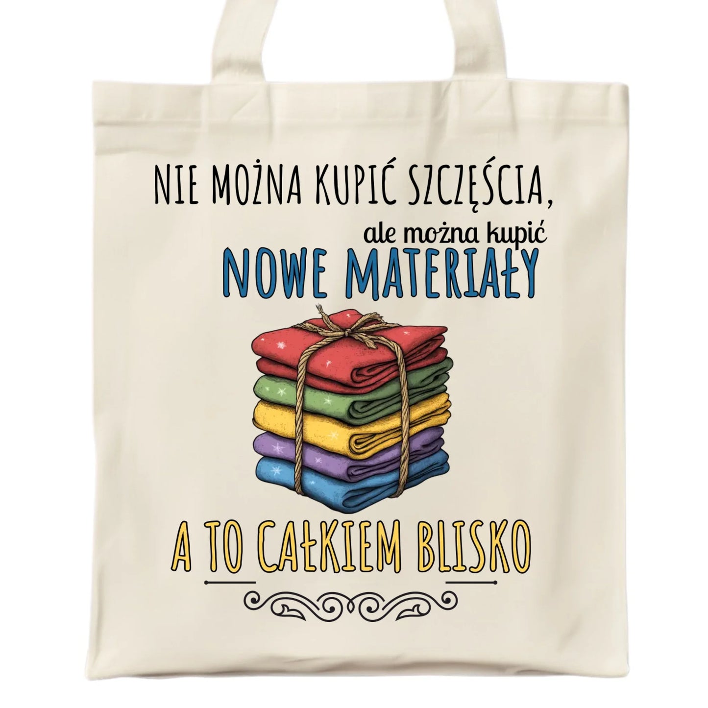 Torba szyciowa dla krawcowej - Nie można kupić szczęścia HS03 - StoryCups.pl