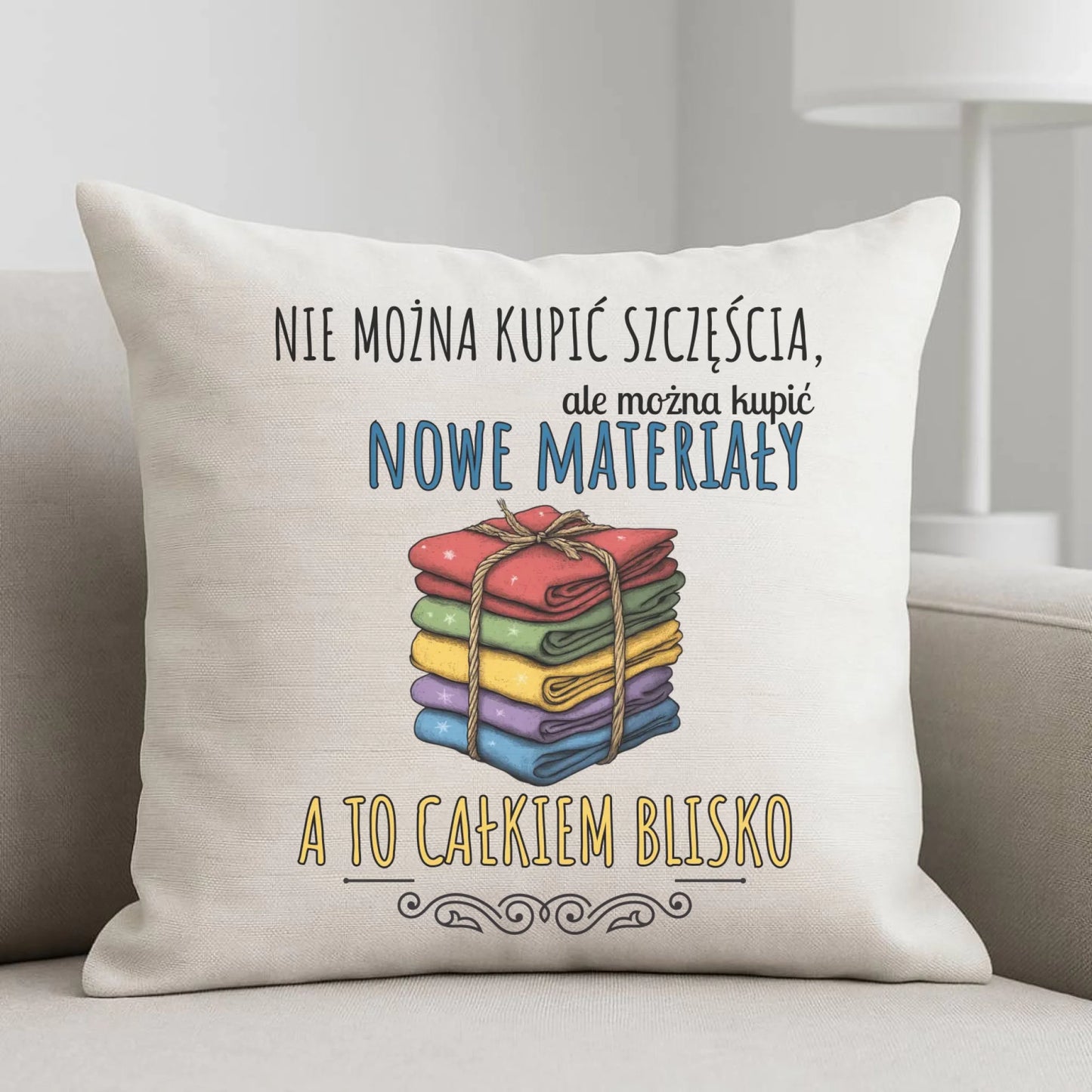 Poduszka szyciowa dla krawcowej - Nie można kupić szczęścia HS03 - StoryCups.pl
