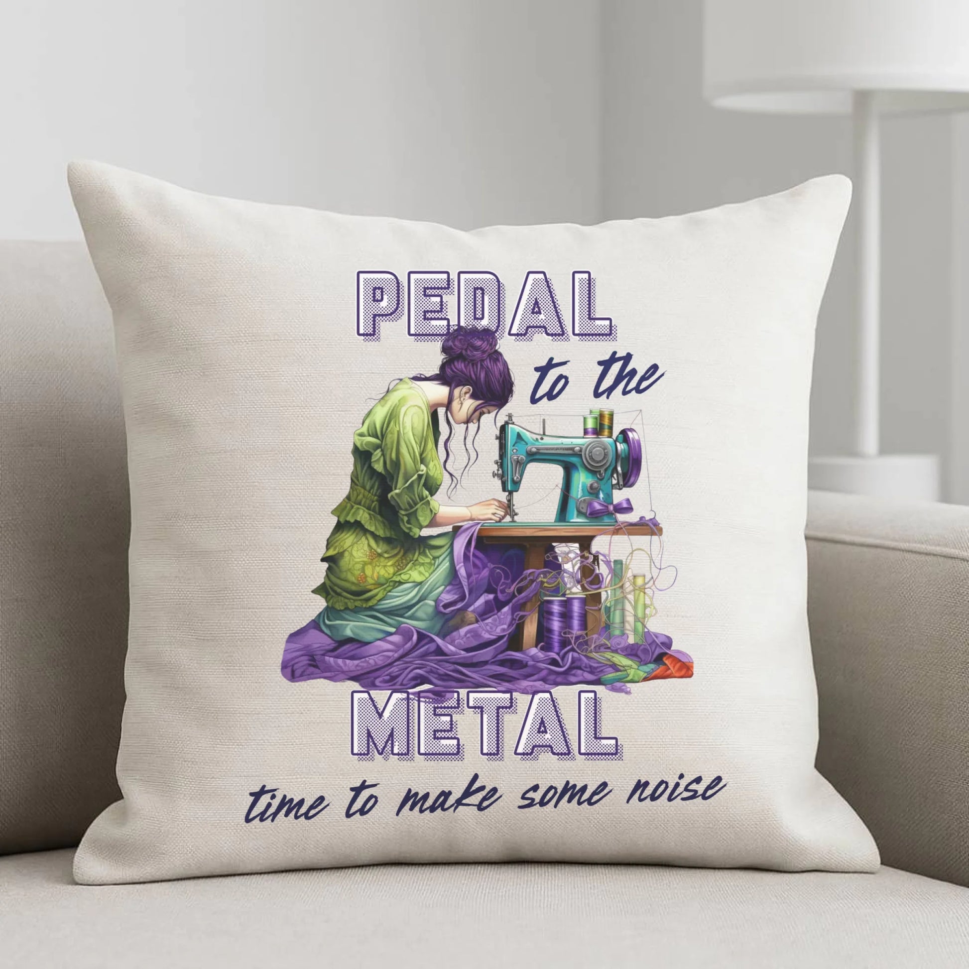 Poduszka szyciowa - prezent dla krawcowej - PEDAL METAL HS01 - StoryCups.pl