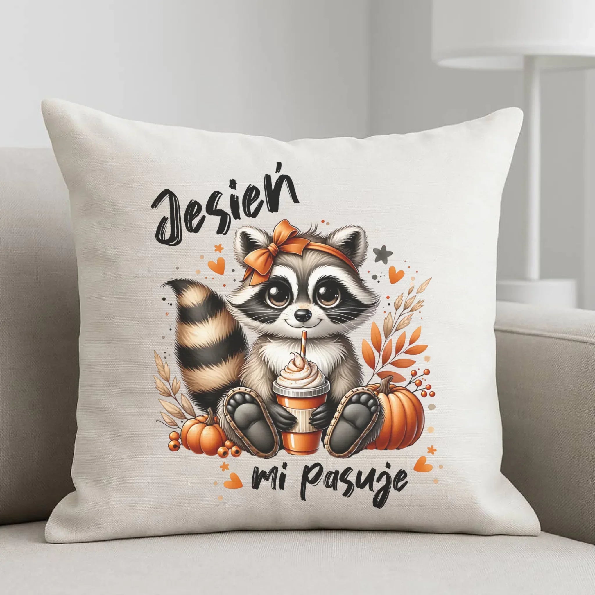 Poduszka jesienna - Jesień mi pasuje JS25 - StoryCups.pl