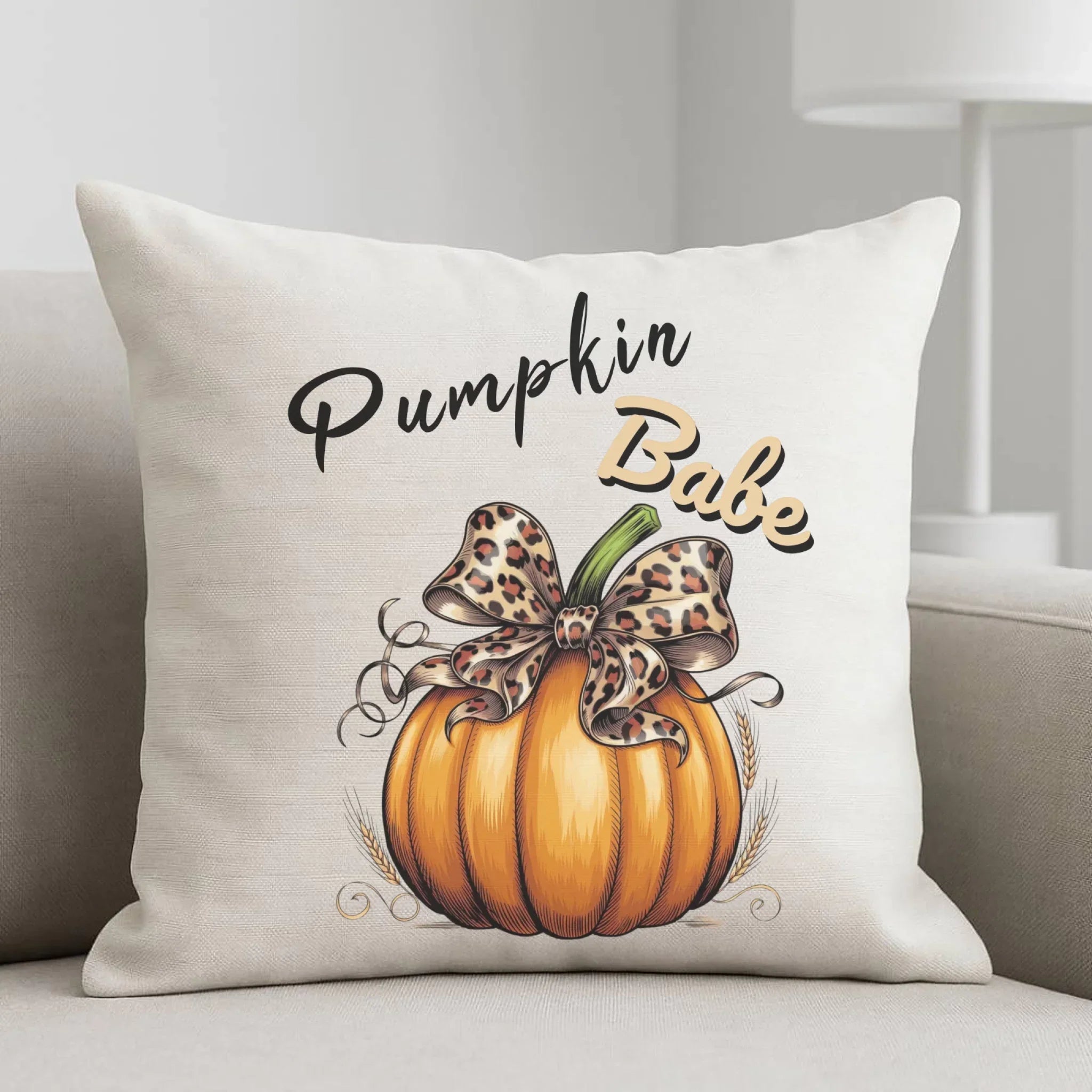 Poduszka jesienna - Pumpkin Babe - dla miłośniczki dyni JS33 - StoryCups.pl