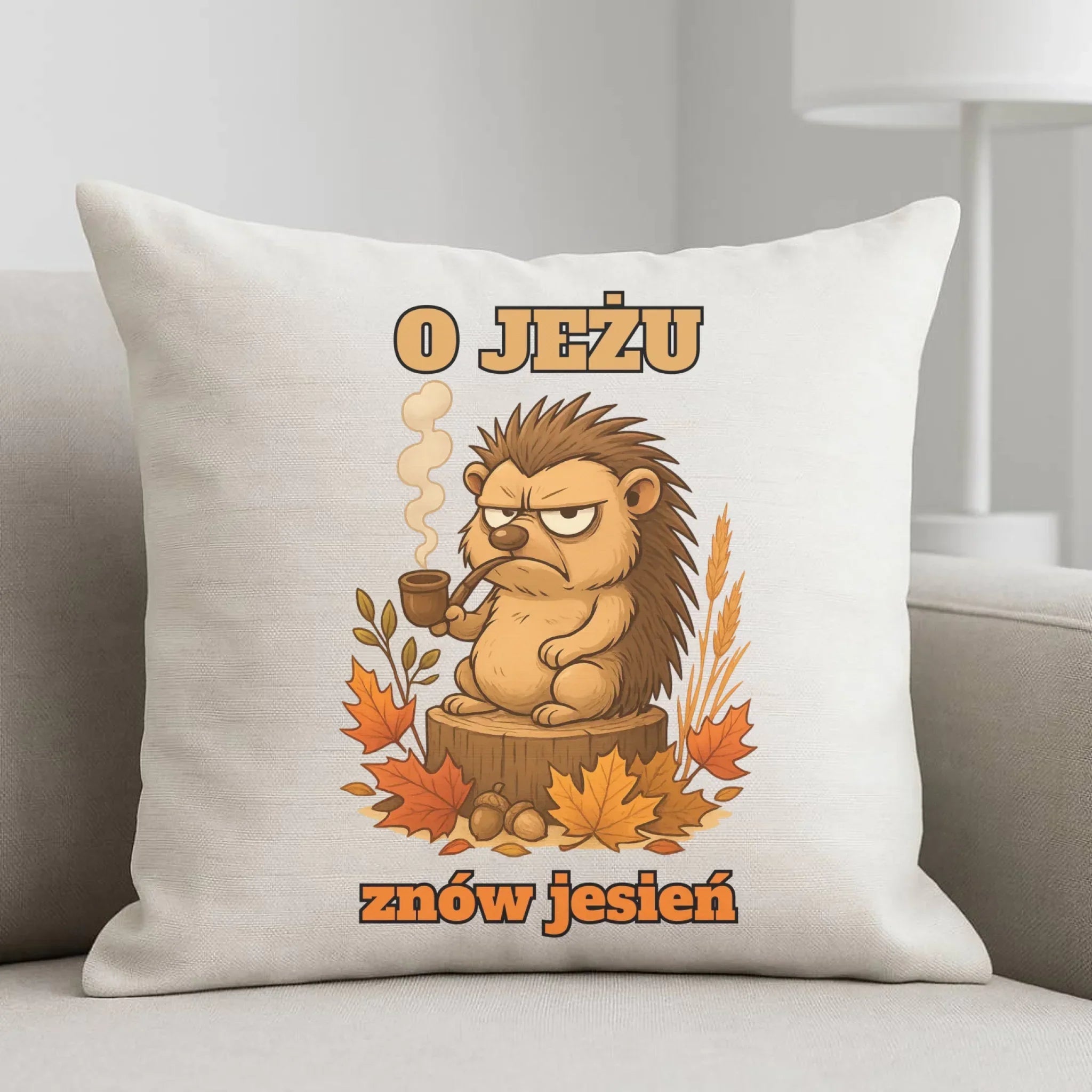 Poduszka jesienna - O jeżu znów jesień JS20 - StoryCups.pl