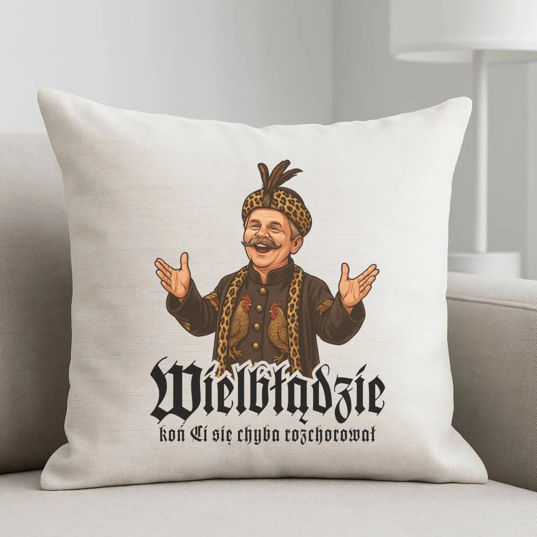 Poduszka - Wielbłądzie, koń Ci się chyba rozchorował - dla fanów serialu 1670 H61 - StoryCups.pl