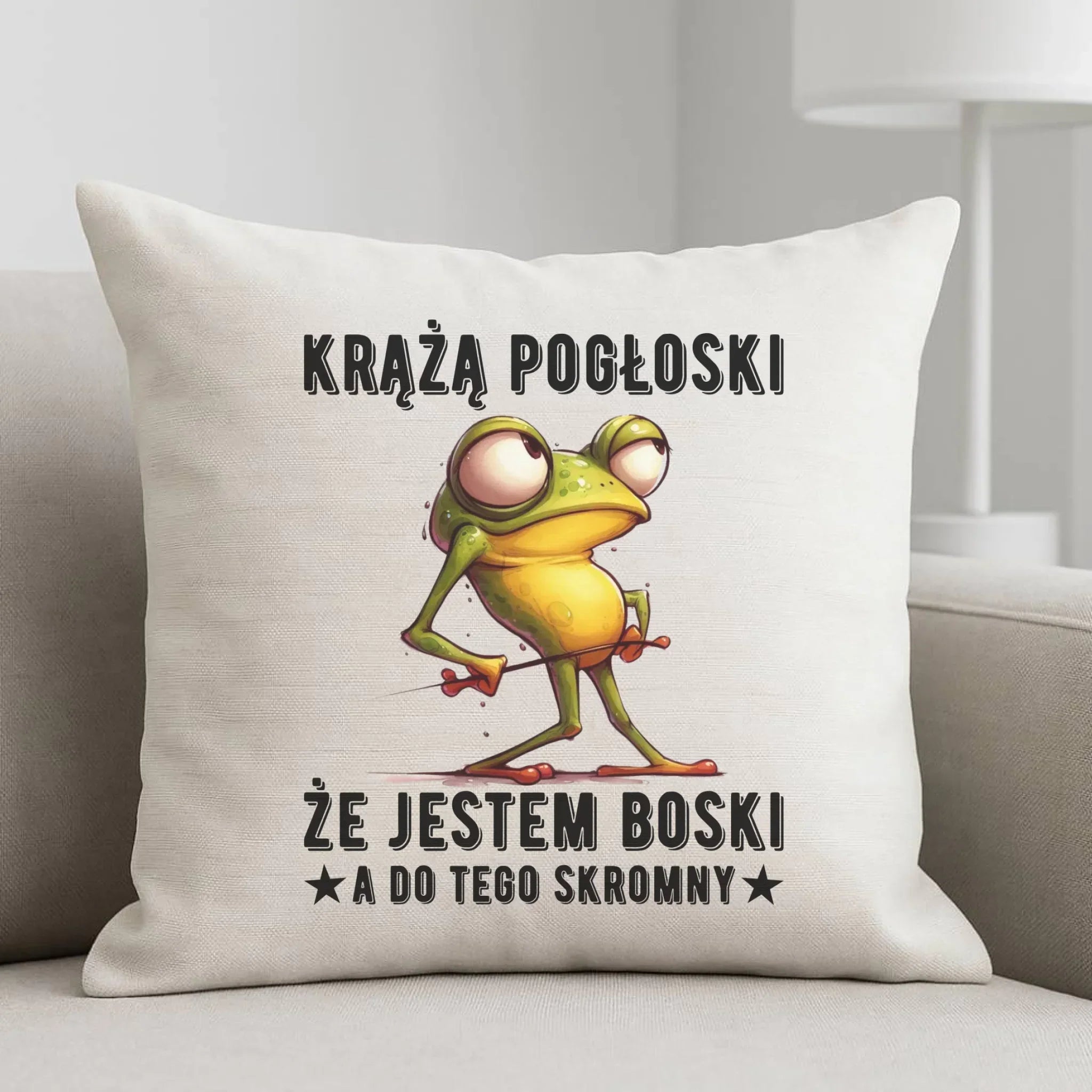 Poduszka - prezent dla chłopaka - Jestem boski DCH15 - StoryCups.pl