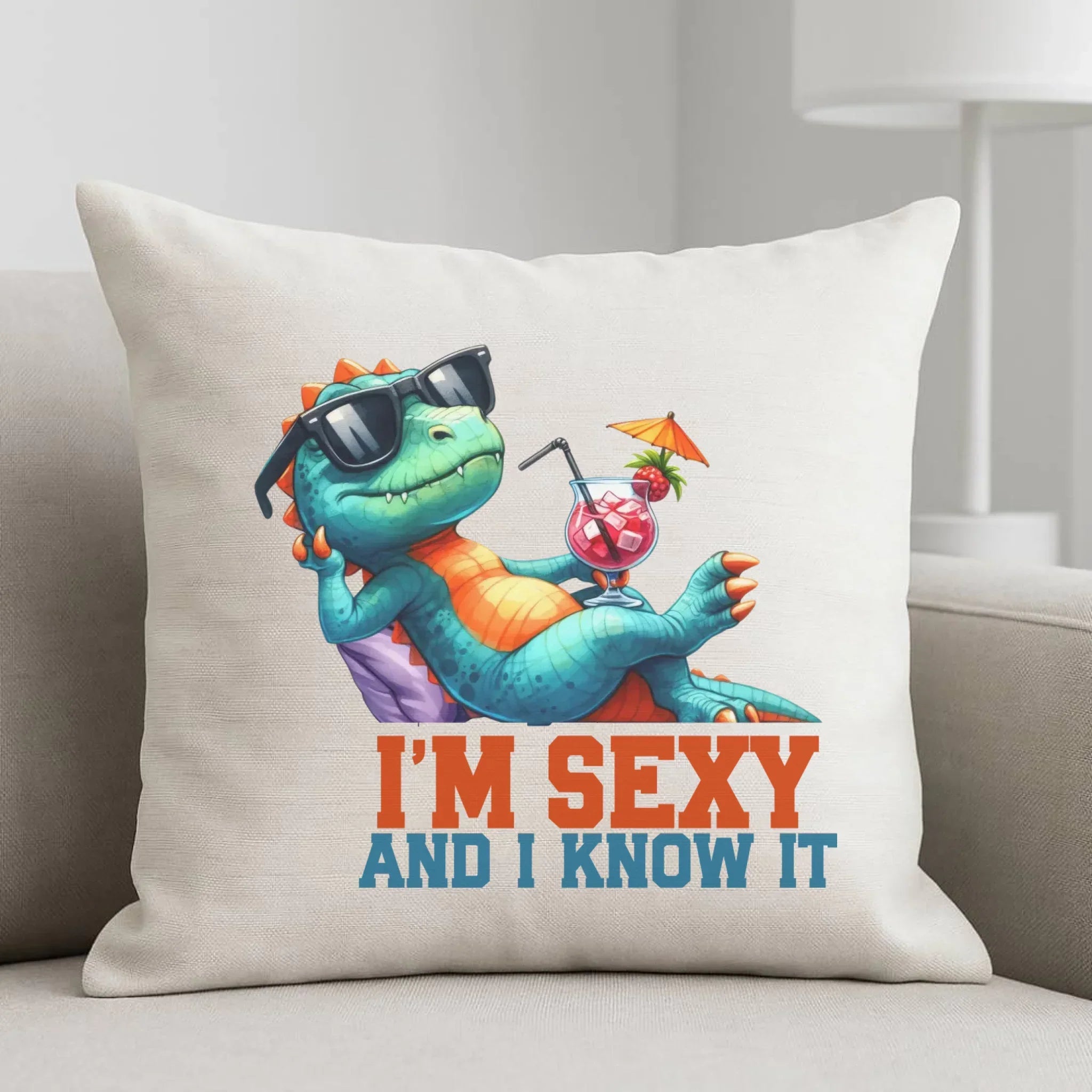 Poduszka - prezent dla chłopaka - I'm sexy - śmieszny nadruk DCH28 - StoryCups.pl