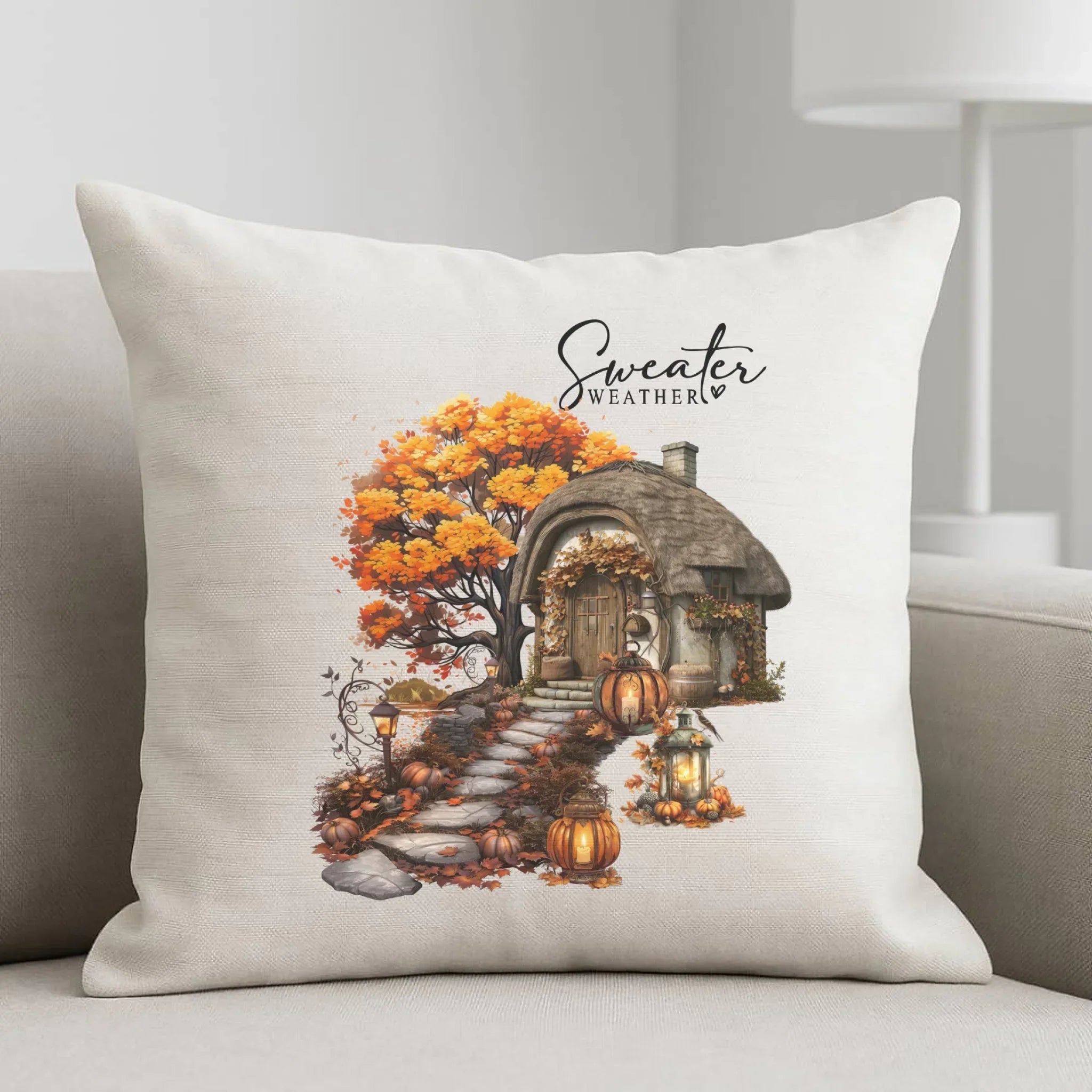 Poduszka jesienna - Sweater weather JS15 - StoryCups.pl